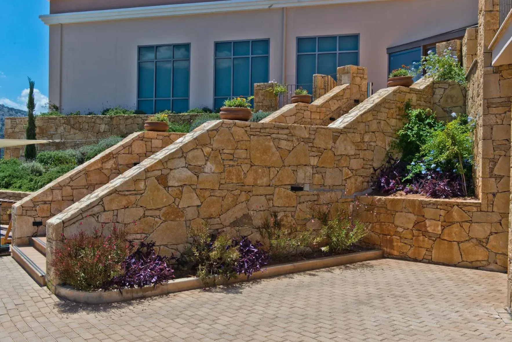 Facade/entrance in Crete Golf Club Hotel Facade/entrance in Crete Golf Club Hotel