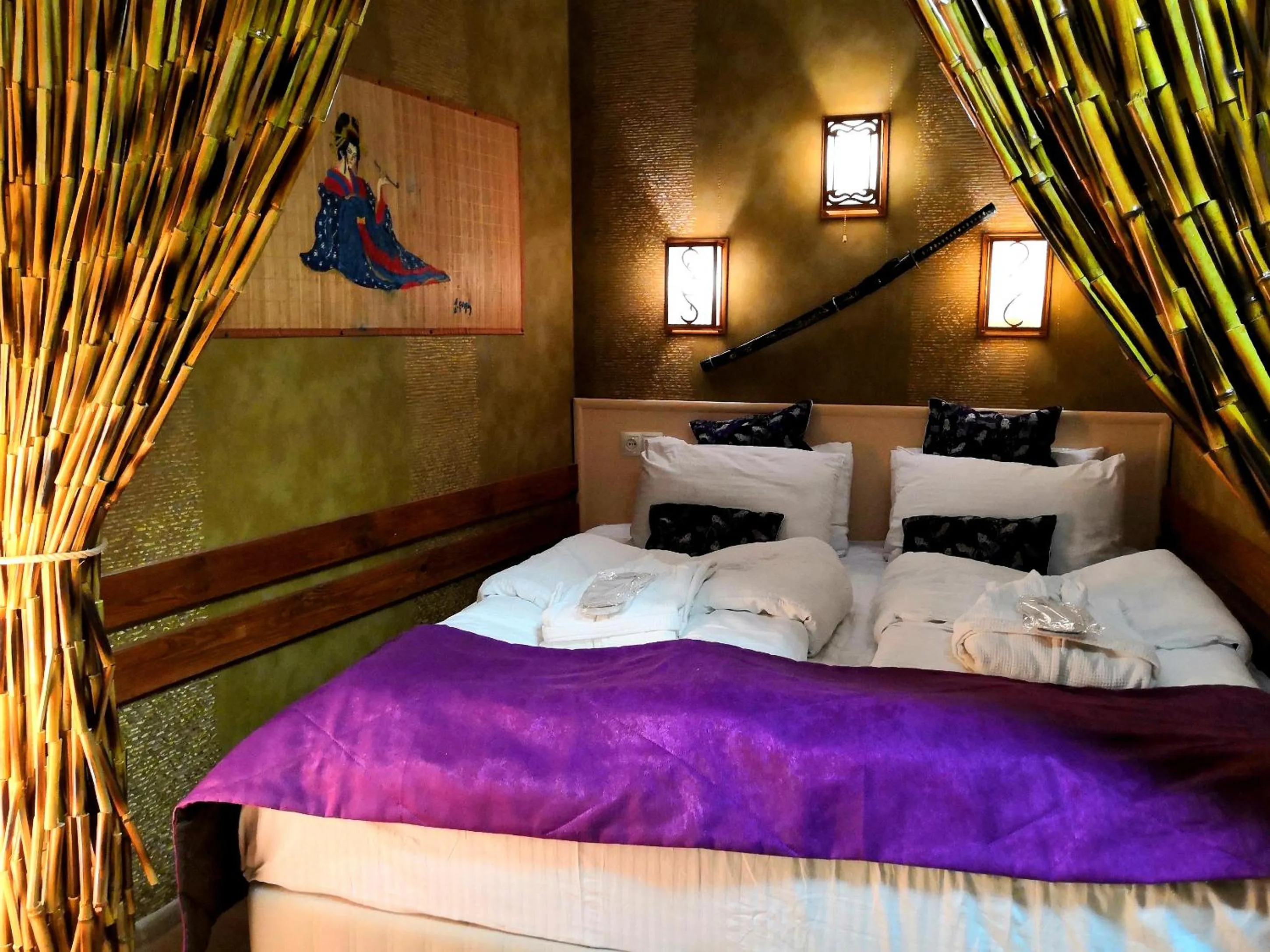 Bed in Piano Borracho Boutique Hotel Old Tbilisi