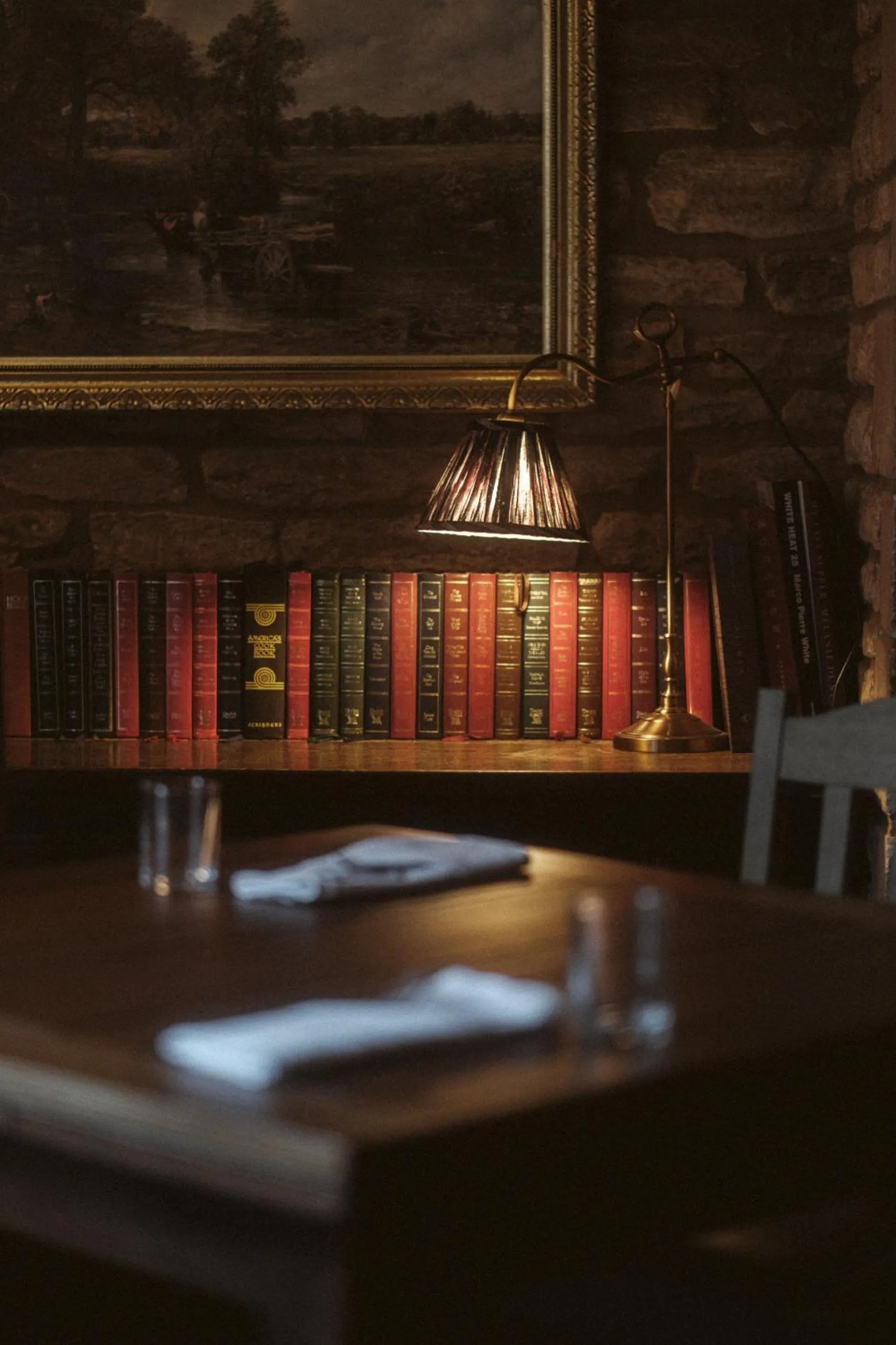 Dining area in The Lamb Inn