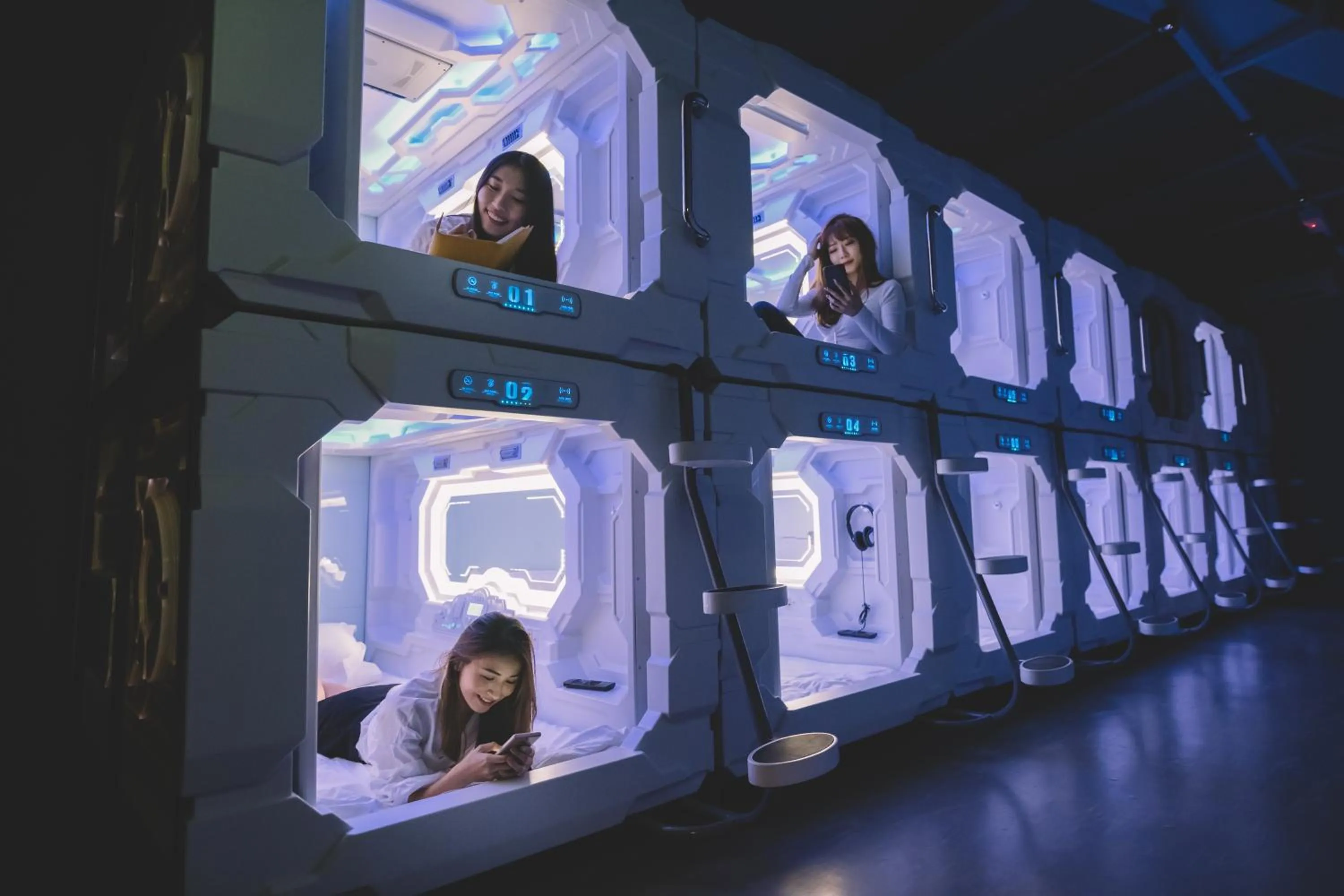 Bedroom in Space Hotel @ Chinatown Kuala Lumpur