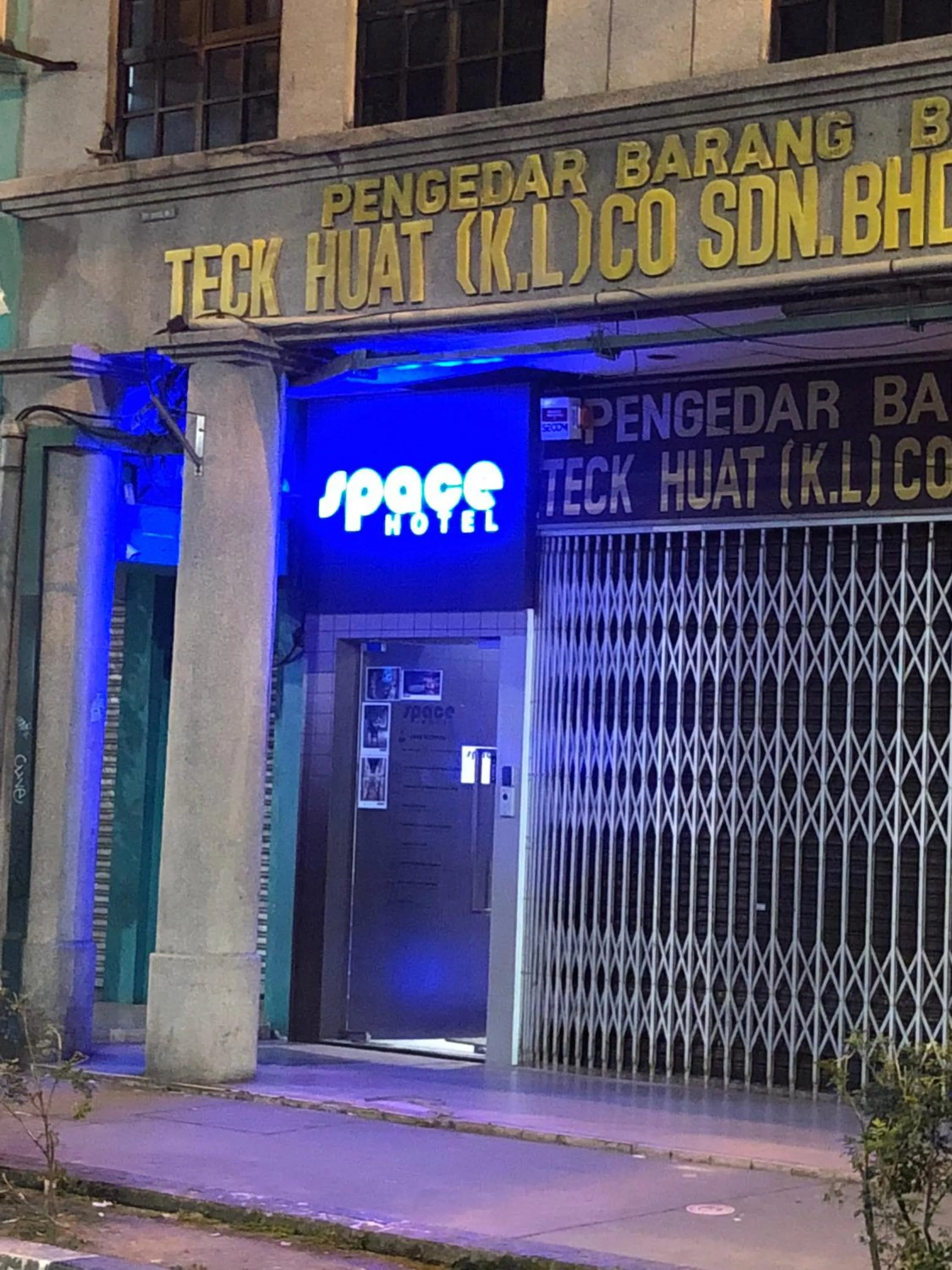 Facade/entrance in Space Hotel @ Chinatown Kuala Lumpur