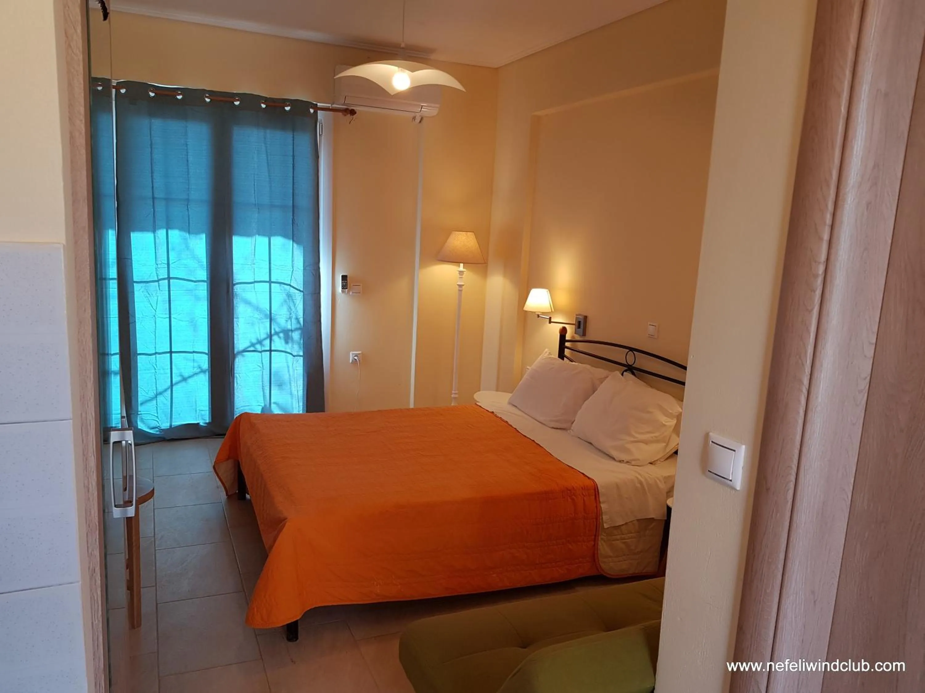 Bed in Nefeli Wind Club