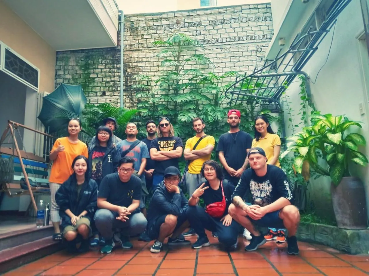 Garden in City Hostel Da Nang