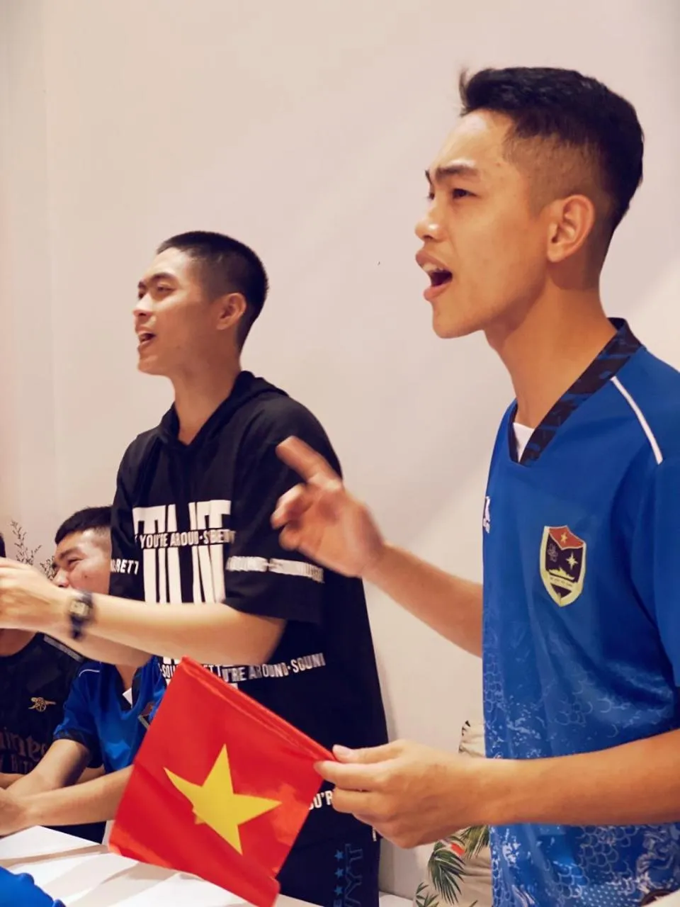 Communal lounge/ TV room in City Hostel Da Nang