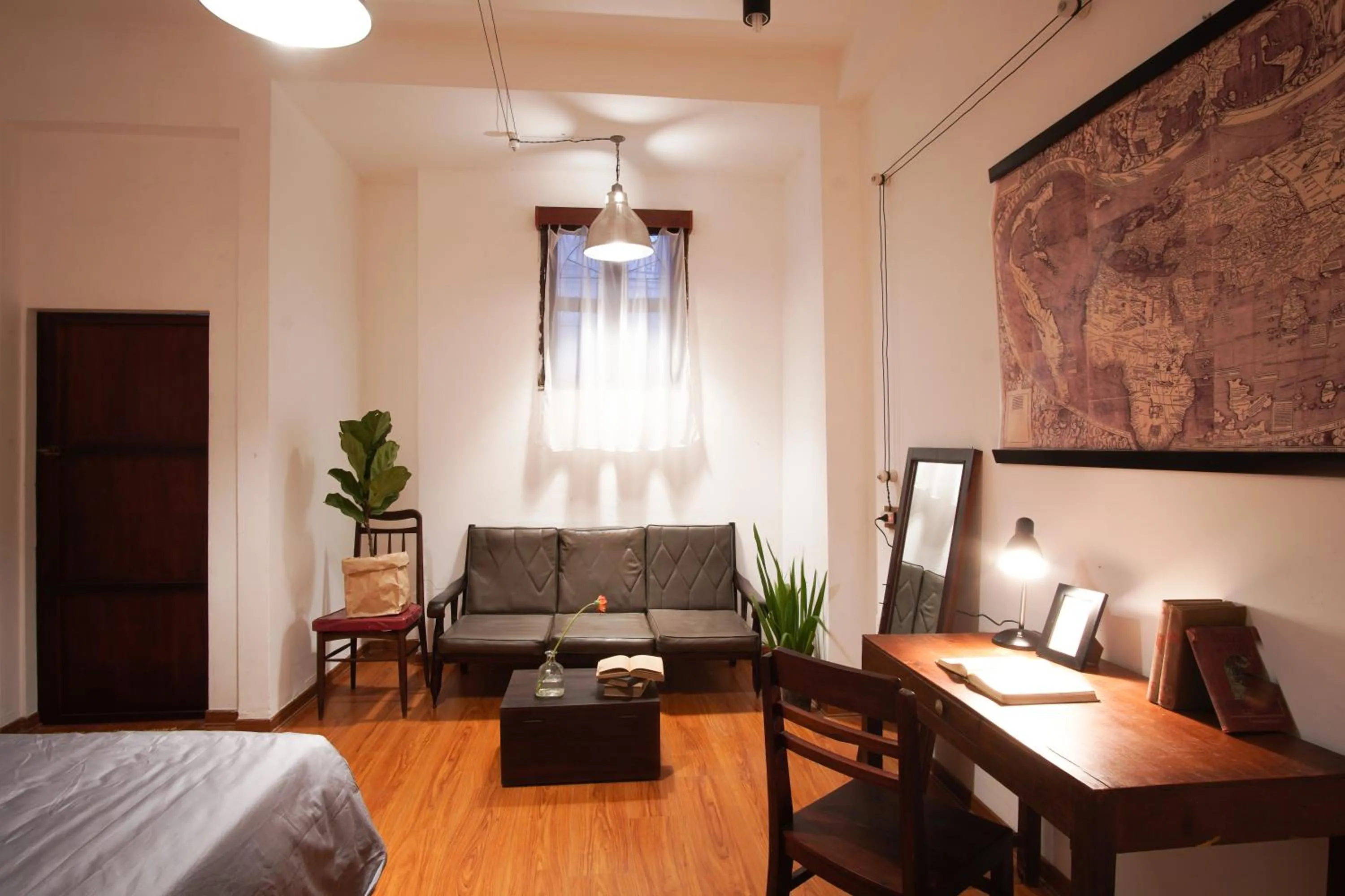 Seating area, Bed in City Hostel Da Nang