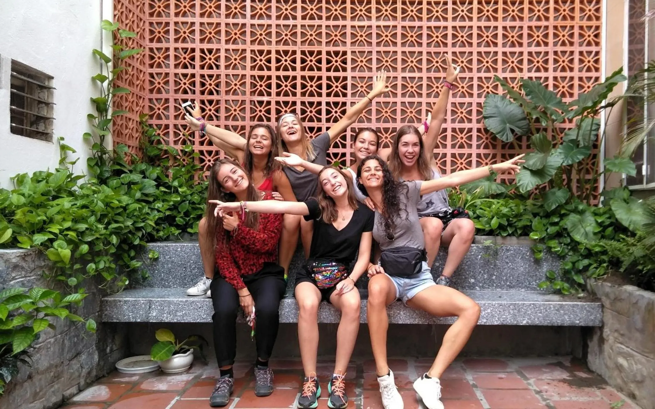 Garden in City Hostel Da Nang