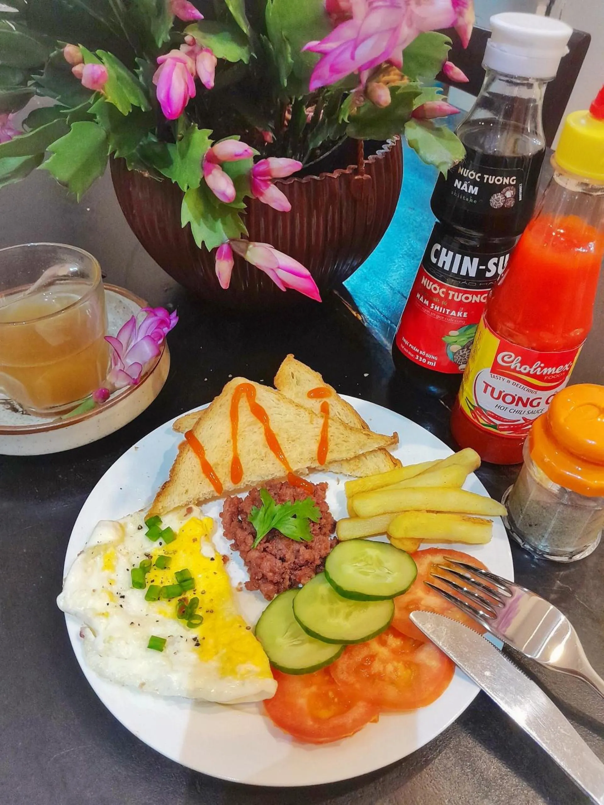 Breakfast in City Hostel Da Nang