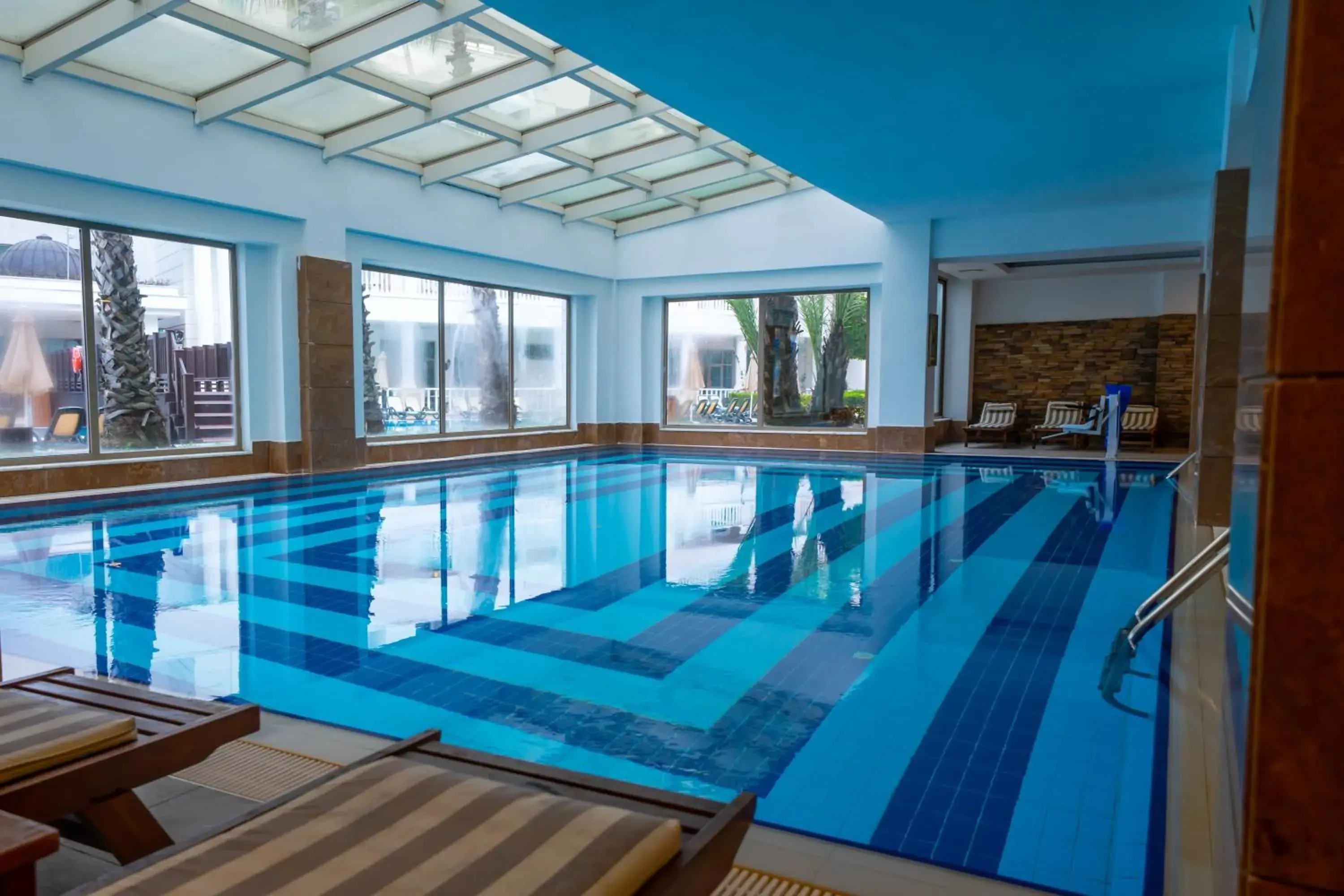 Pool view in Alba Queen Hotel - Ultra All Inclusive Pool view in Alba Queen Hotel - Ultra All Inclusive