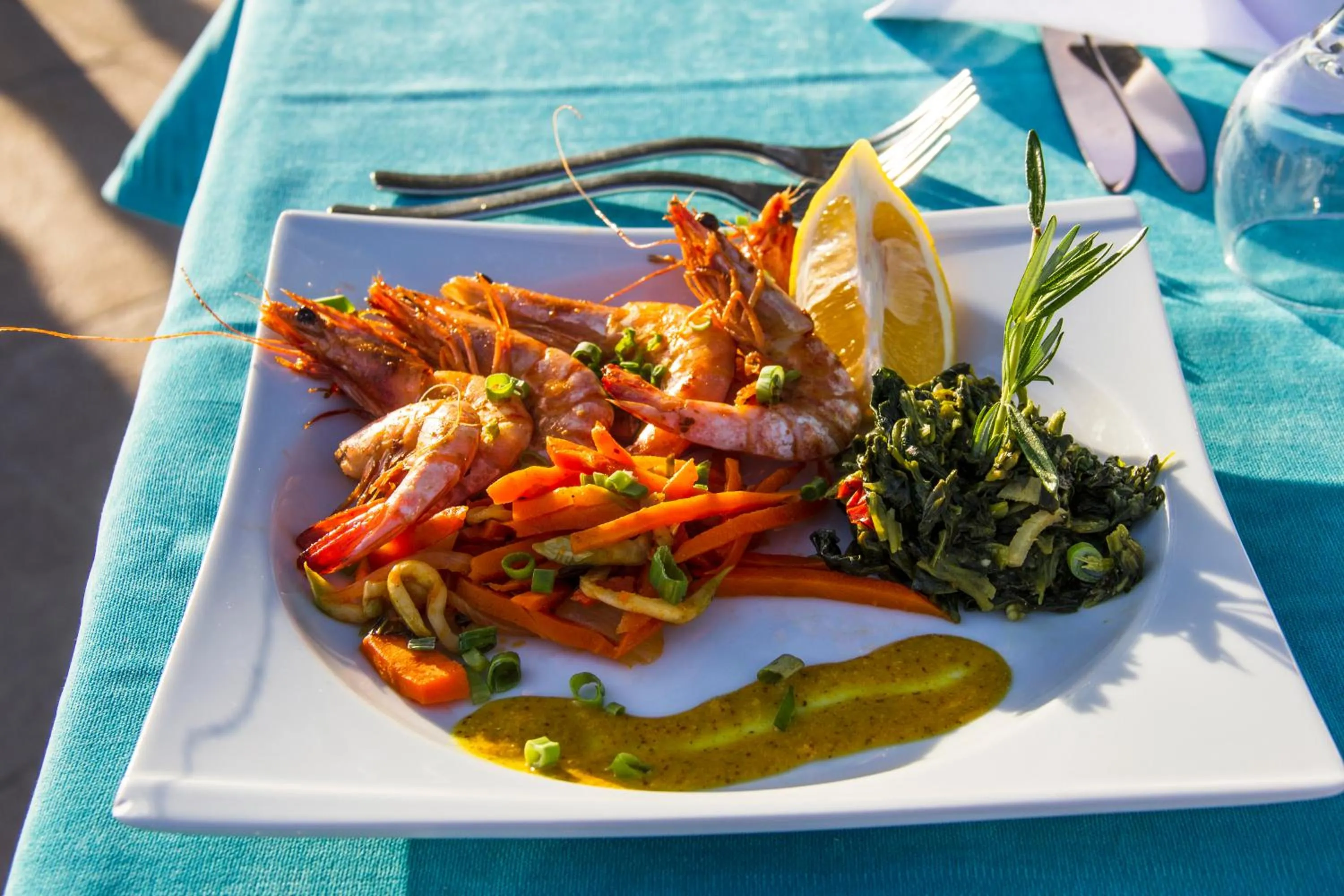 Food close-up in Alba Queen Hotel - Ultra All Inclusive