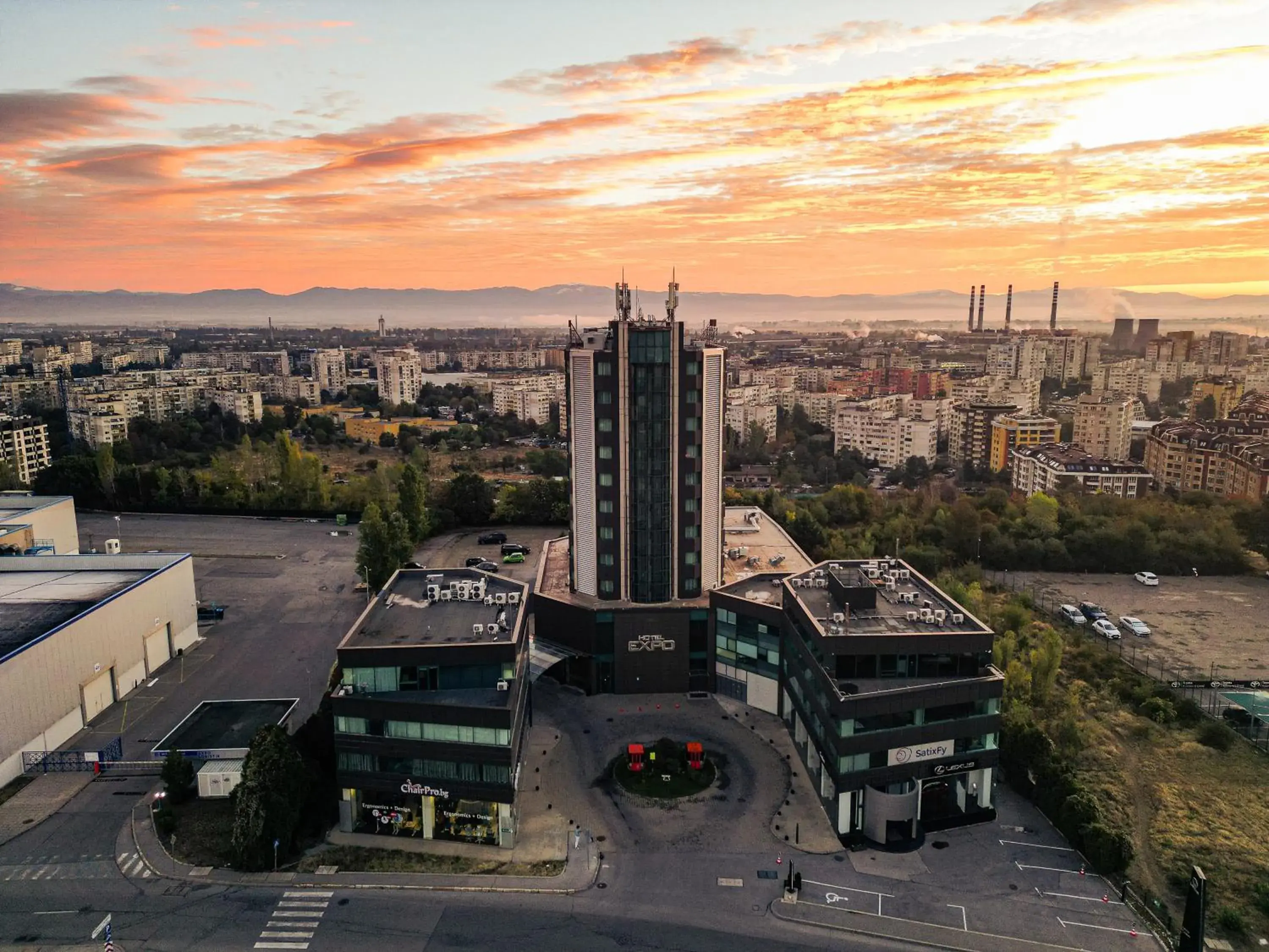 Property building in Expo Hotel Sofia - Free Airport Shuttle Property building in Expo Hotel Sofia - Free Airport Shuttle