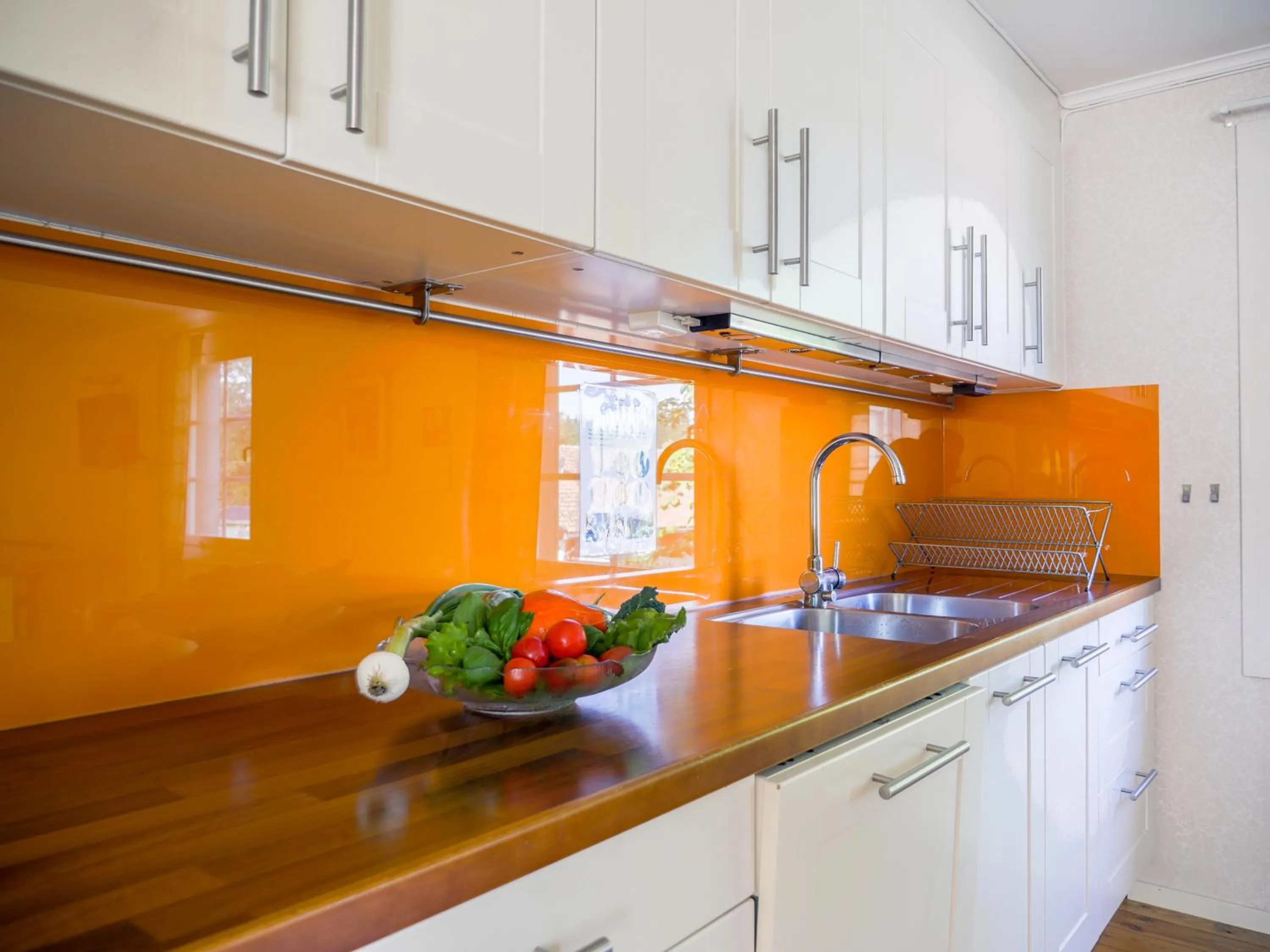 Communal kitchen in Ödevata Gårdshotell