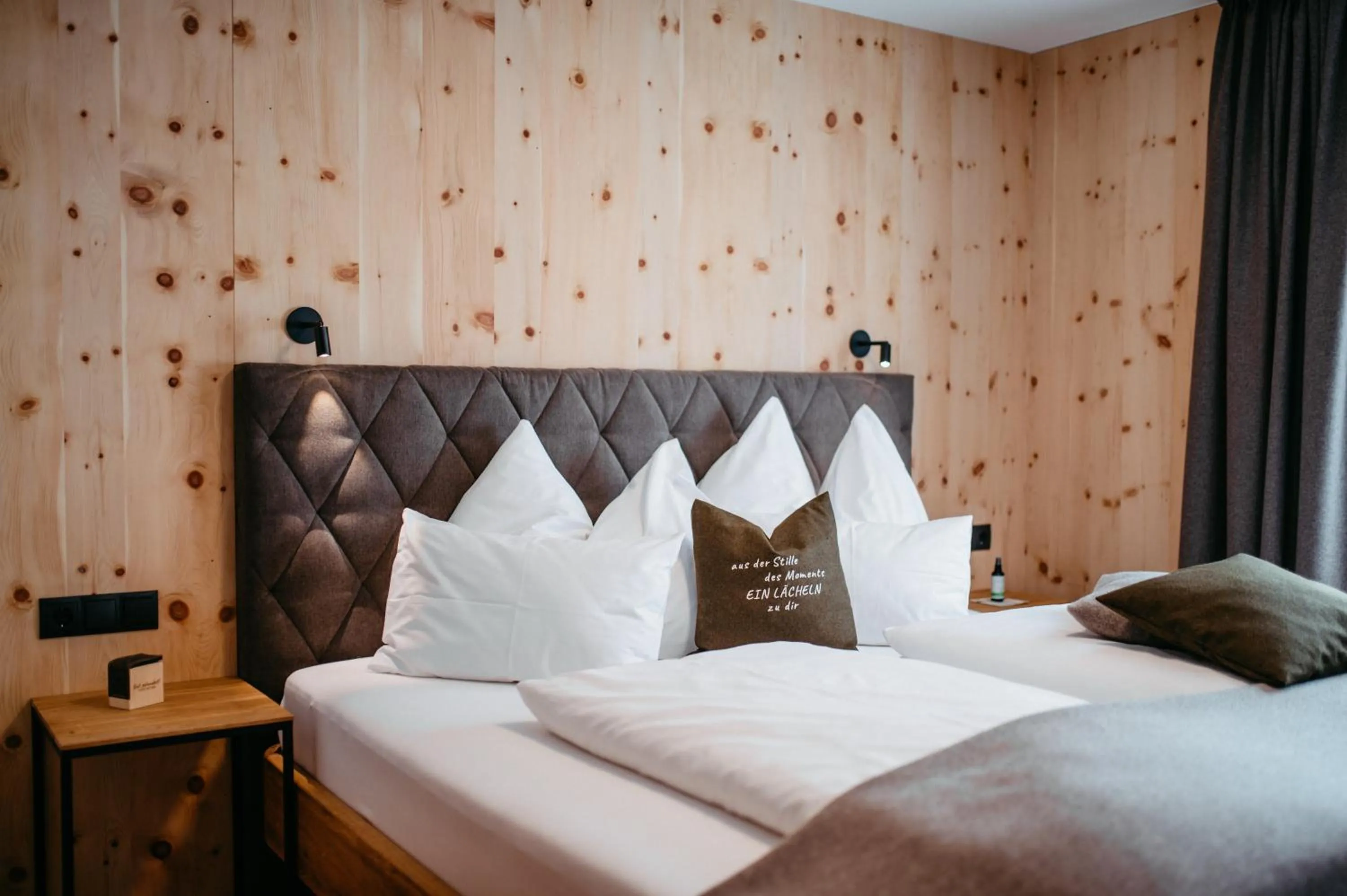 Bedroom, Bed in Bio-Pension Bliem