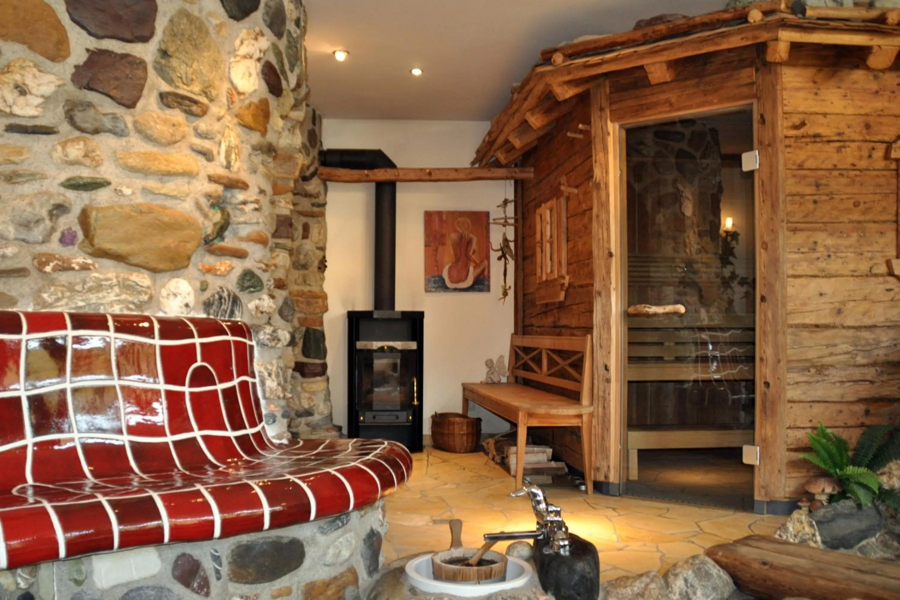 Sauna in Bio-Pension Bliem