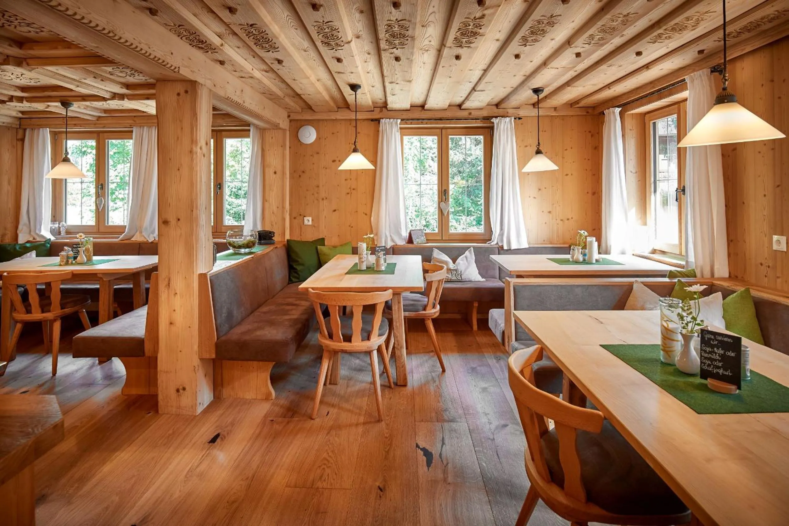 Seating area in Bio-Pension Bliem