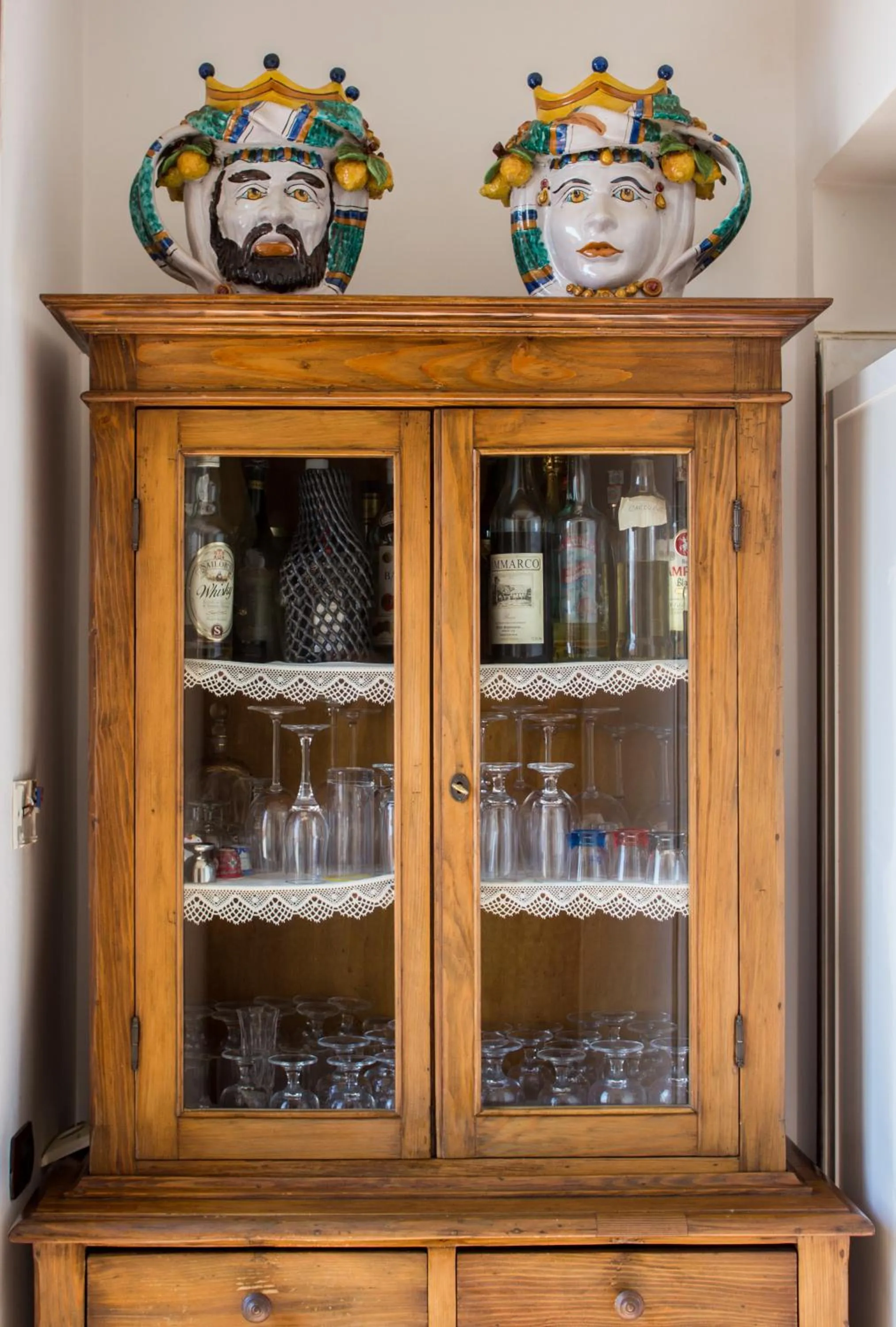 Decorative detail in Villa Donna Fausta