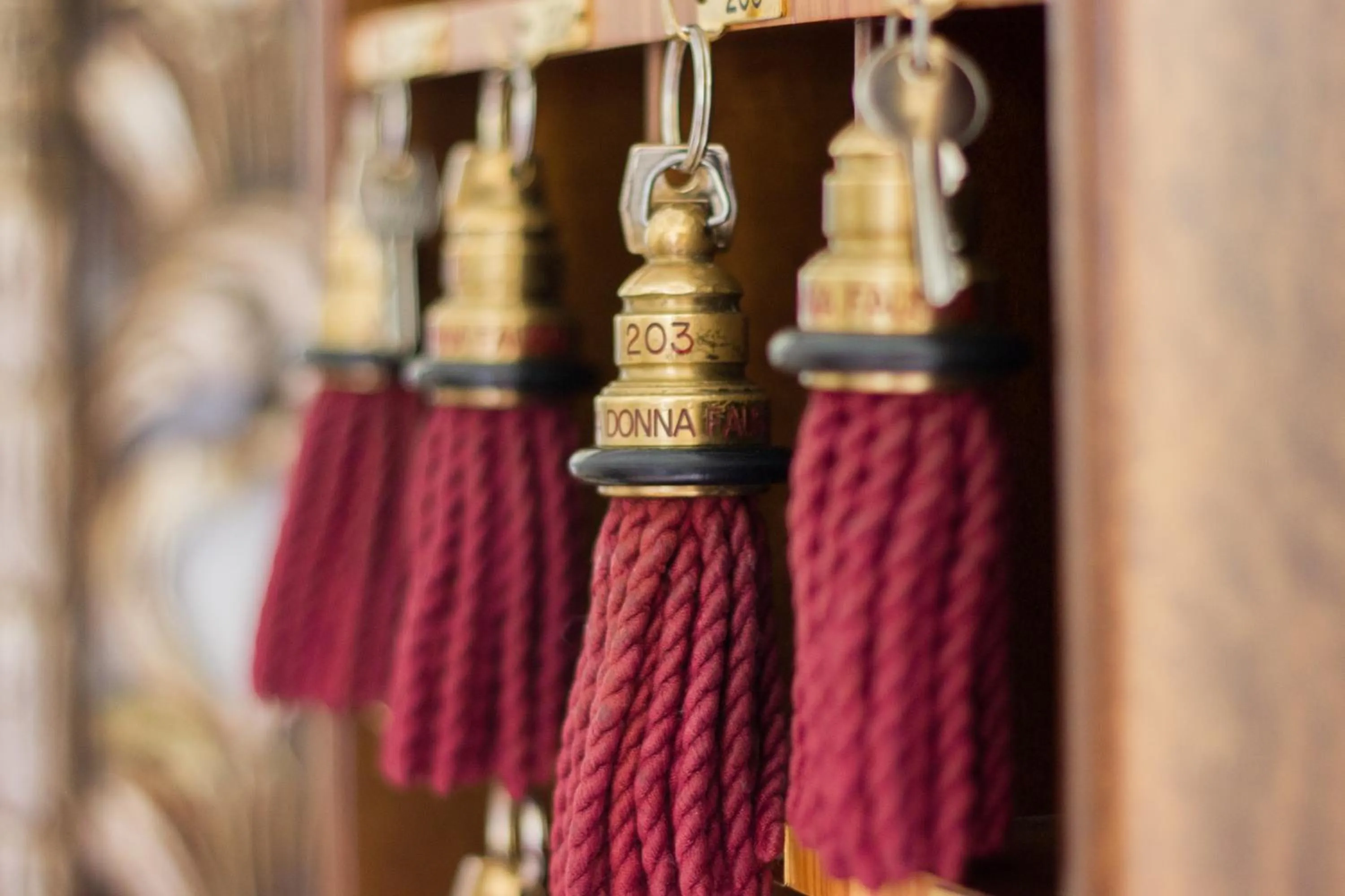 Decorative detail in Villa Donna Fausta