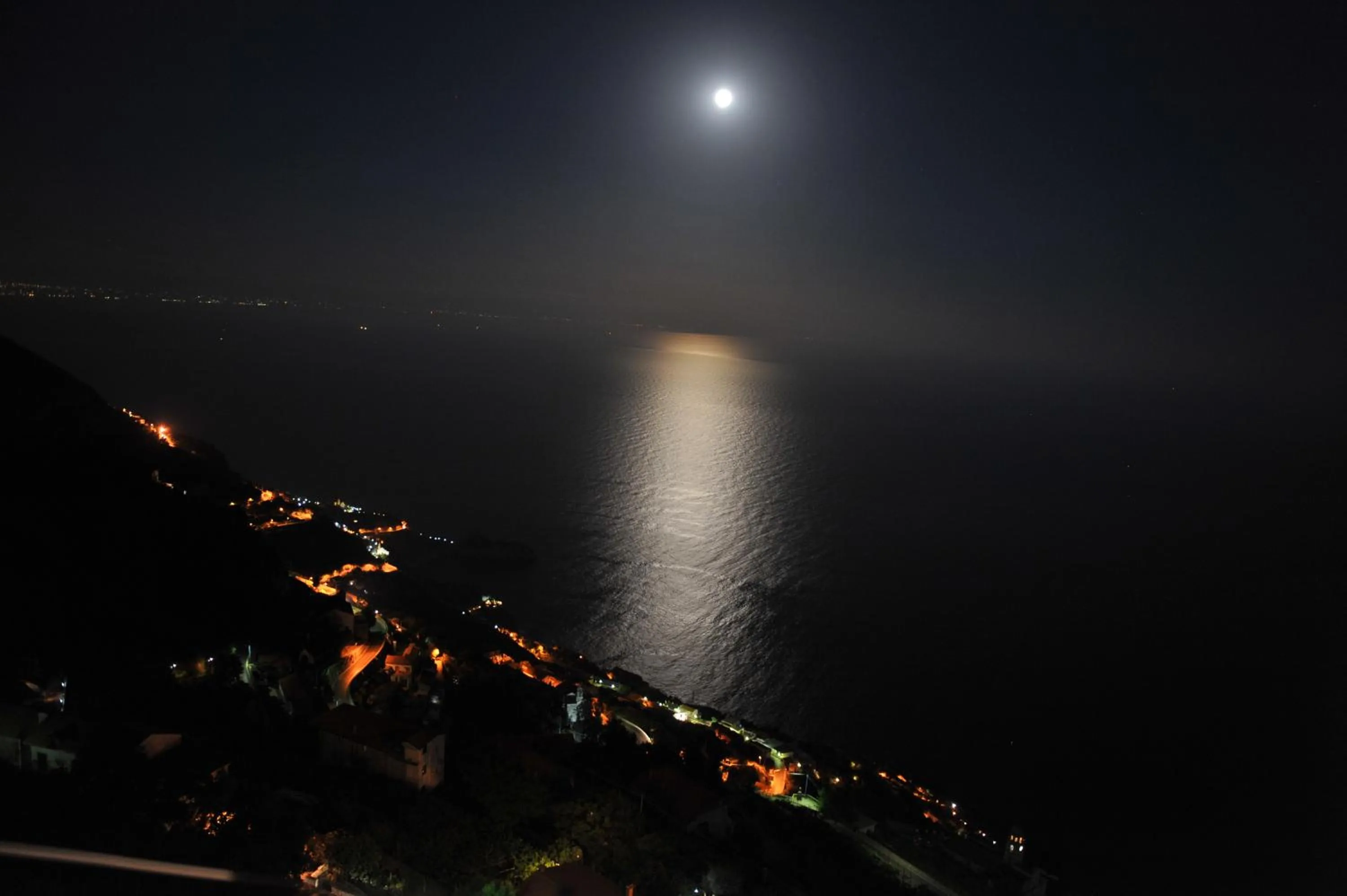 Sunset in Villa Donna Fausta