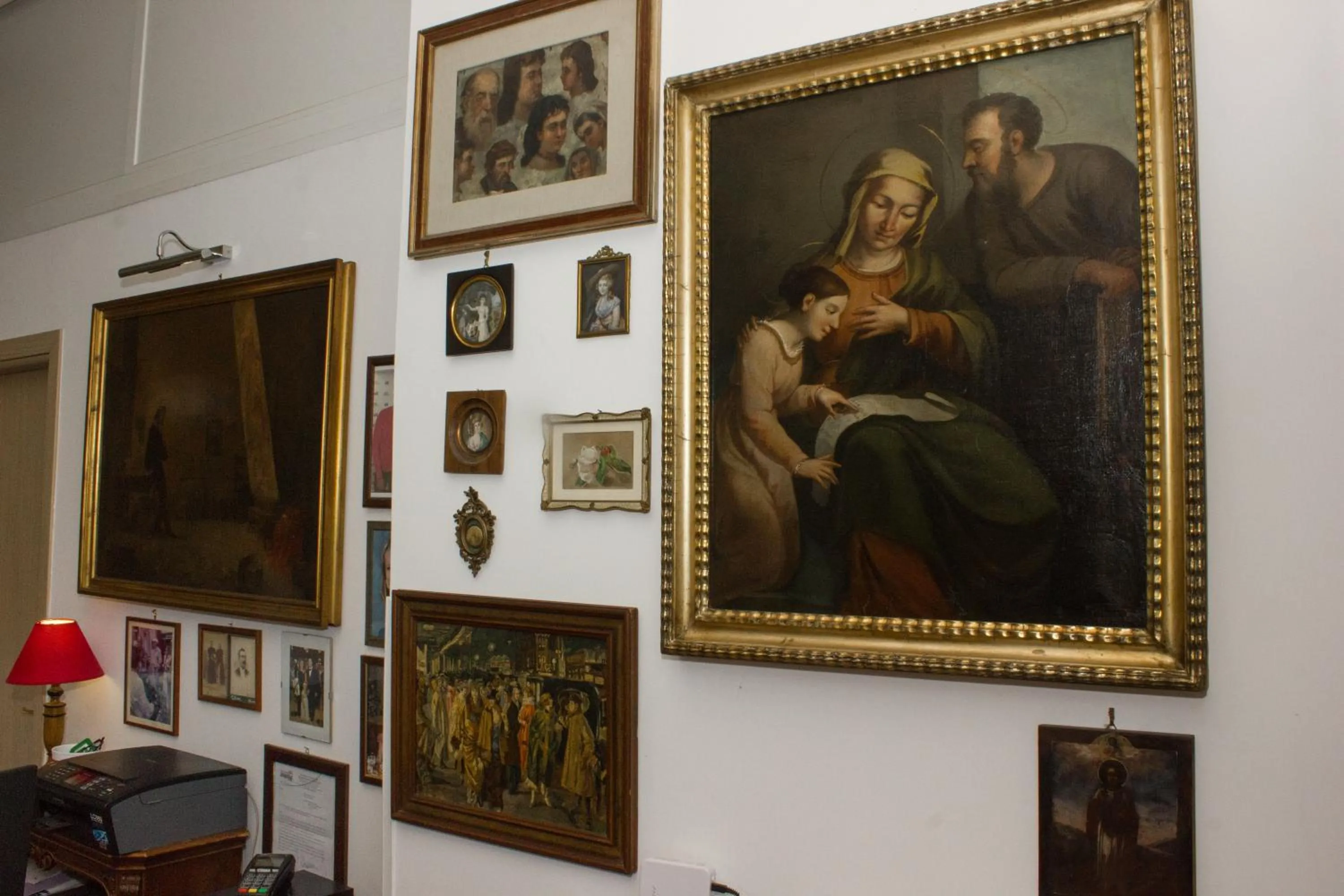 Lobby or reception in Villa Donna Fausta