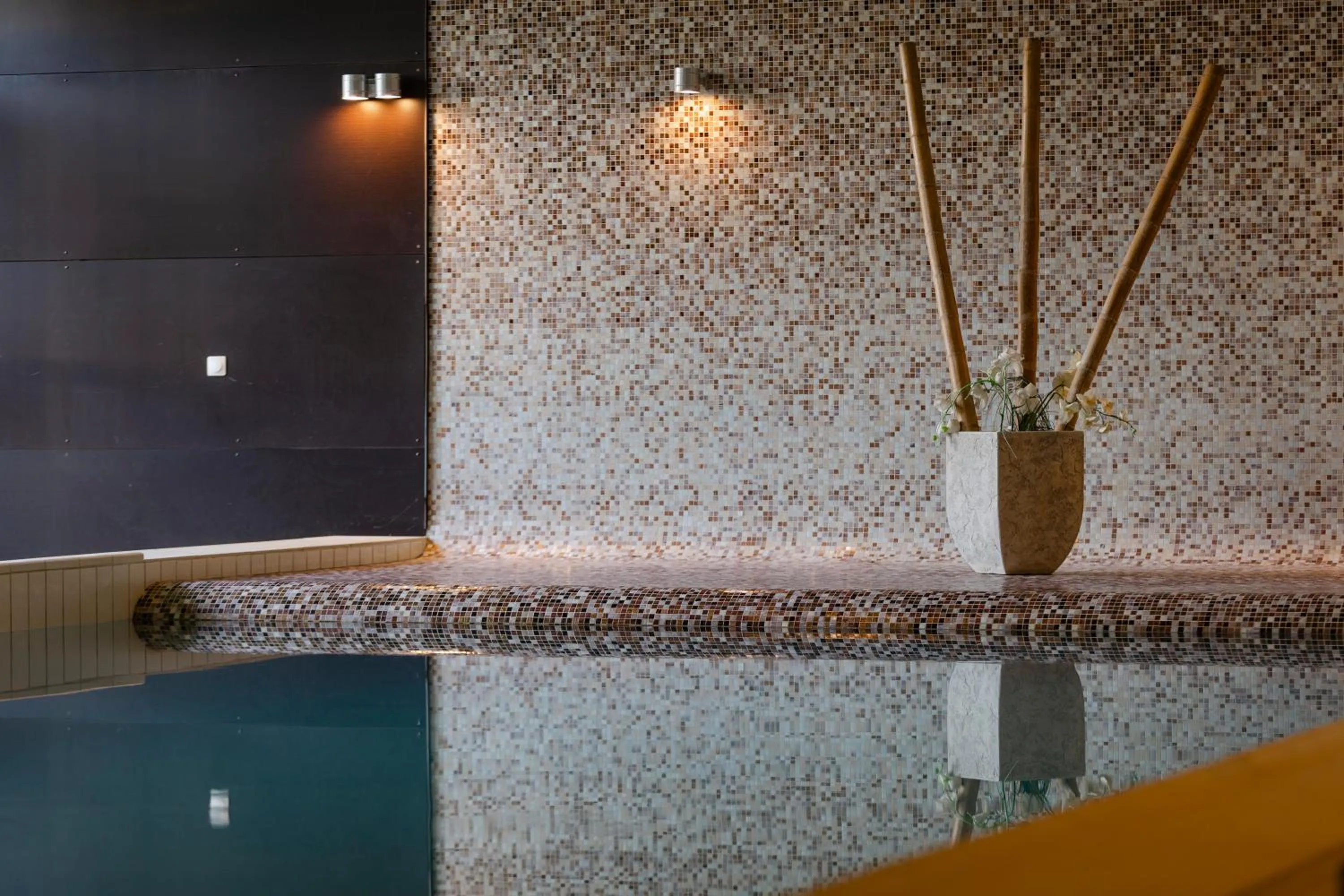 Pool view in Hotel Clermont