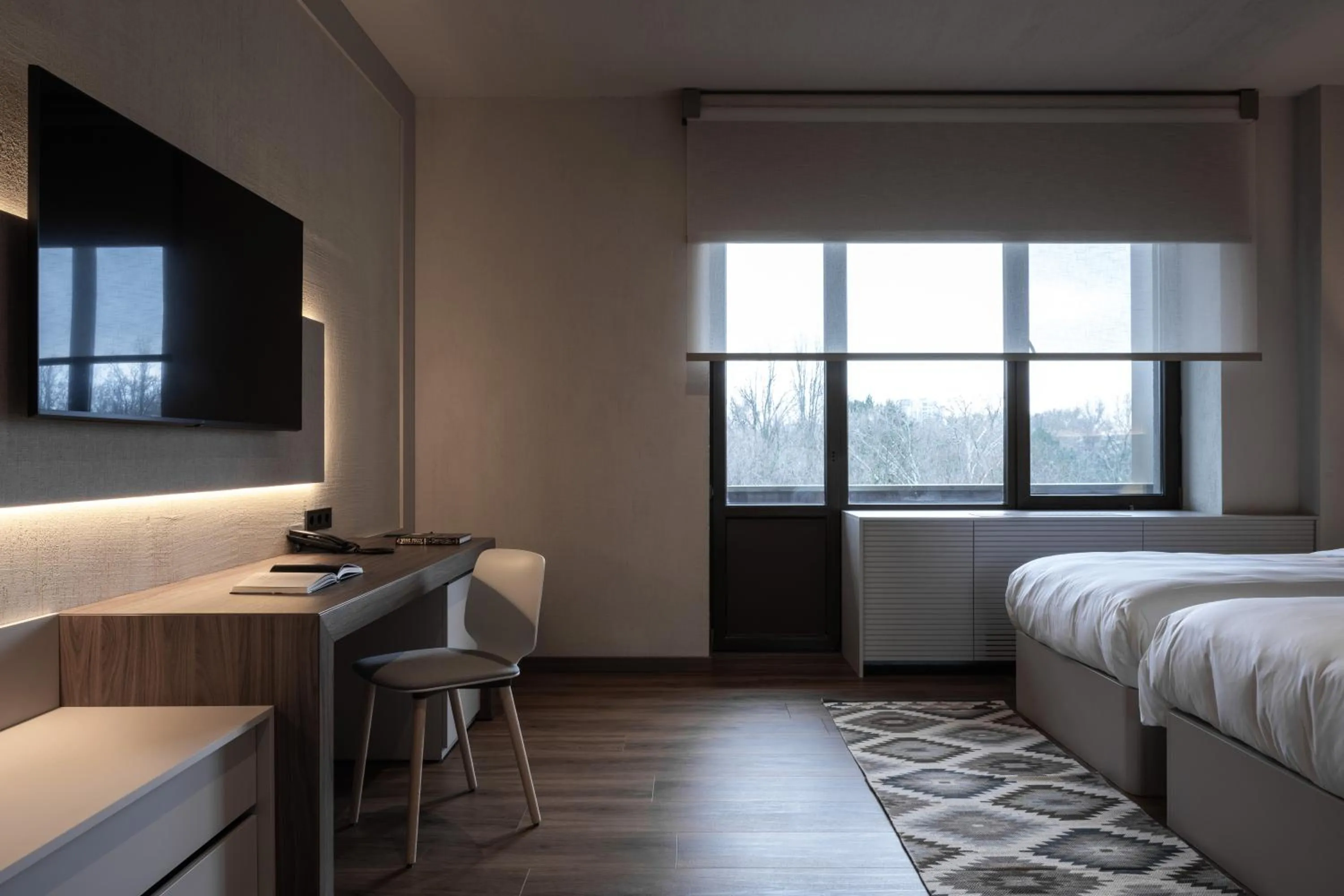 Bed in Mimi Hotel Chisinau Jolly Alon