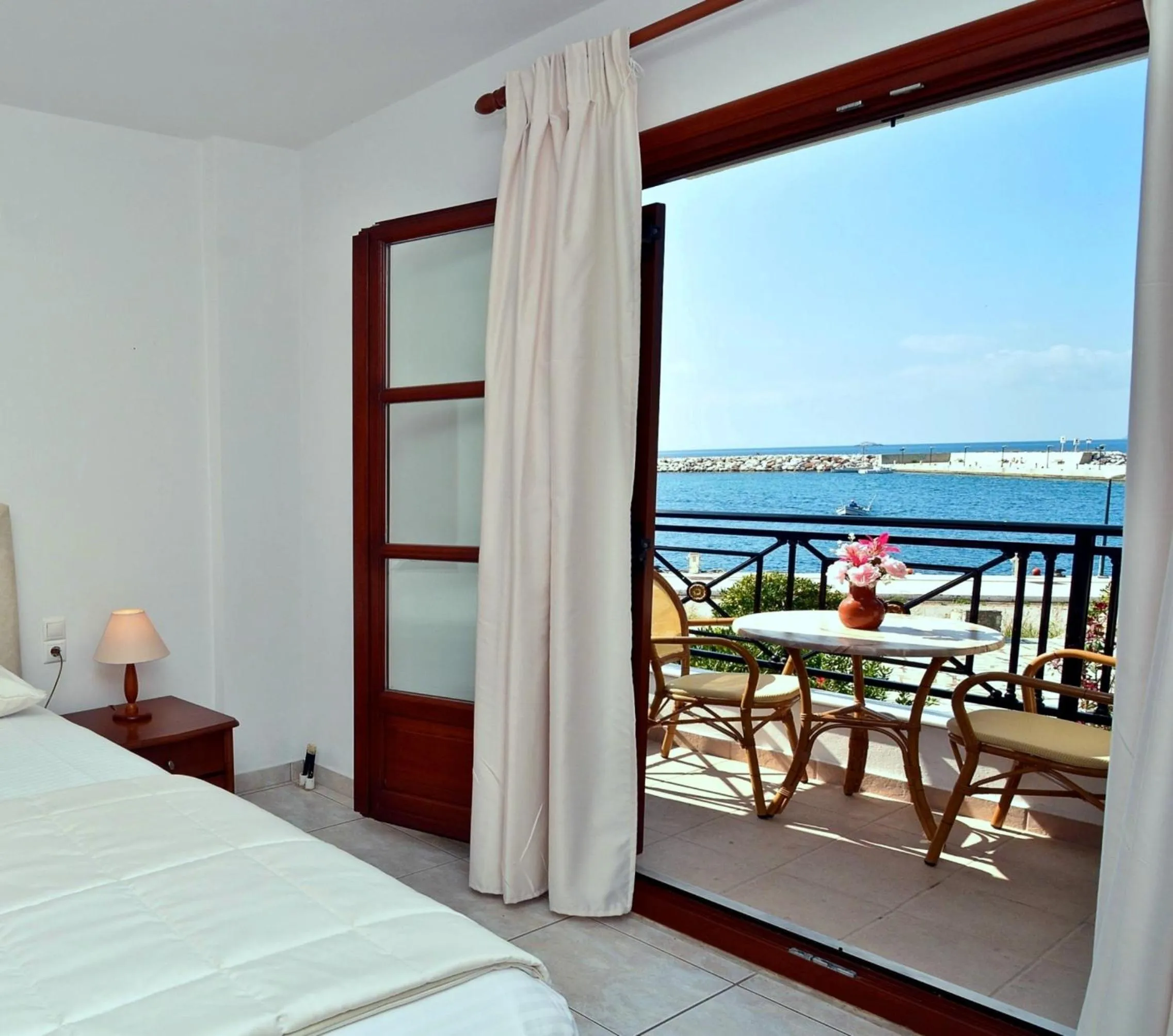 View (from property/room), Bed in Anna Maria - Vanessa Apartments