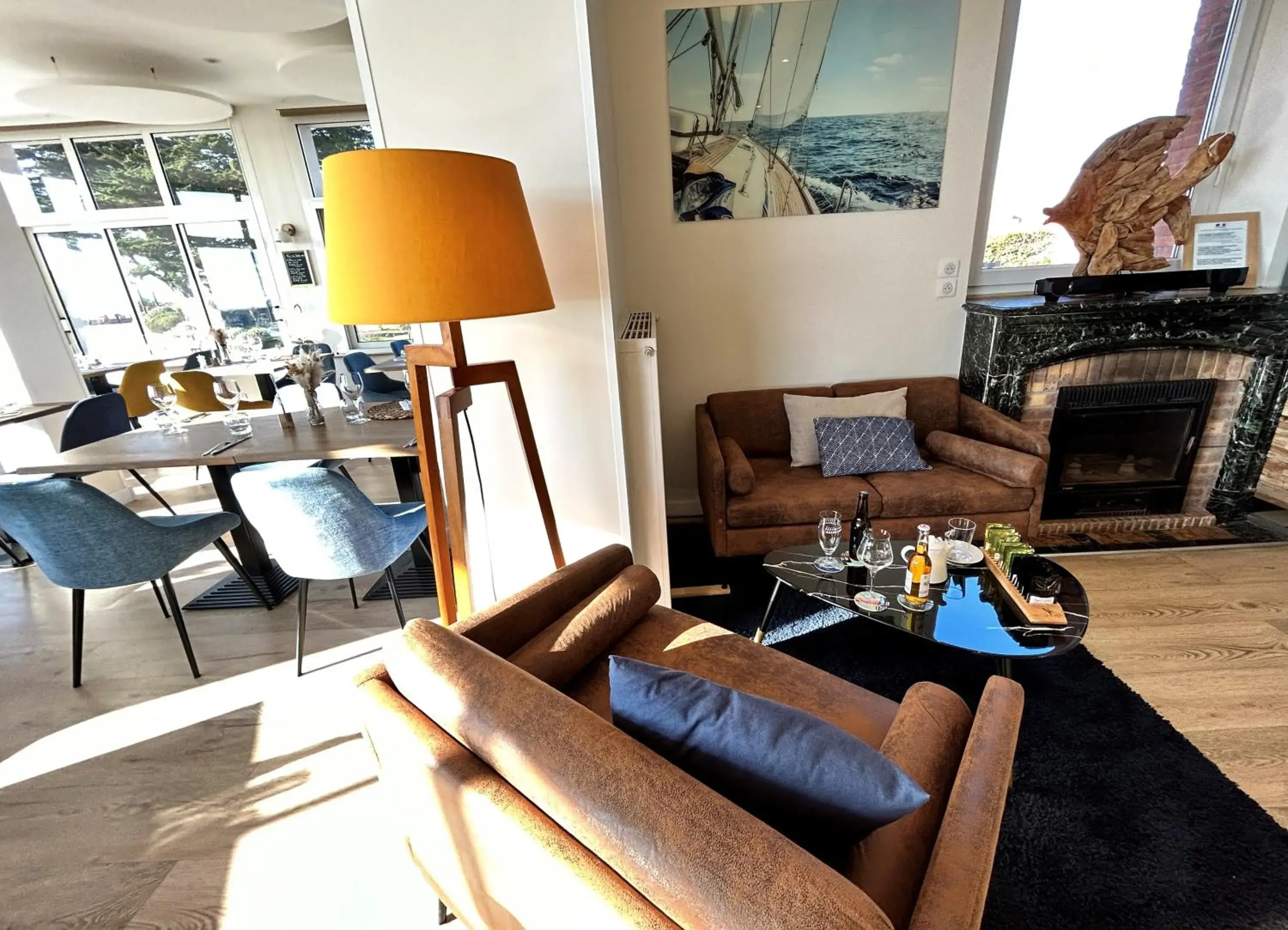 Lounge or bar in Hôtel de charme & SPA Le Grand Large Lounge or bar in Hôtel de charme & SPA Le Grand Large