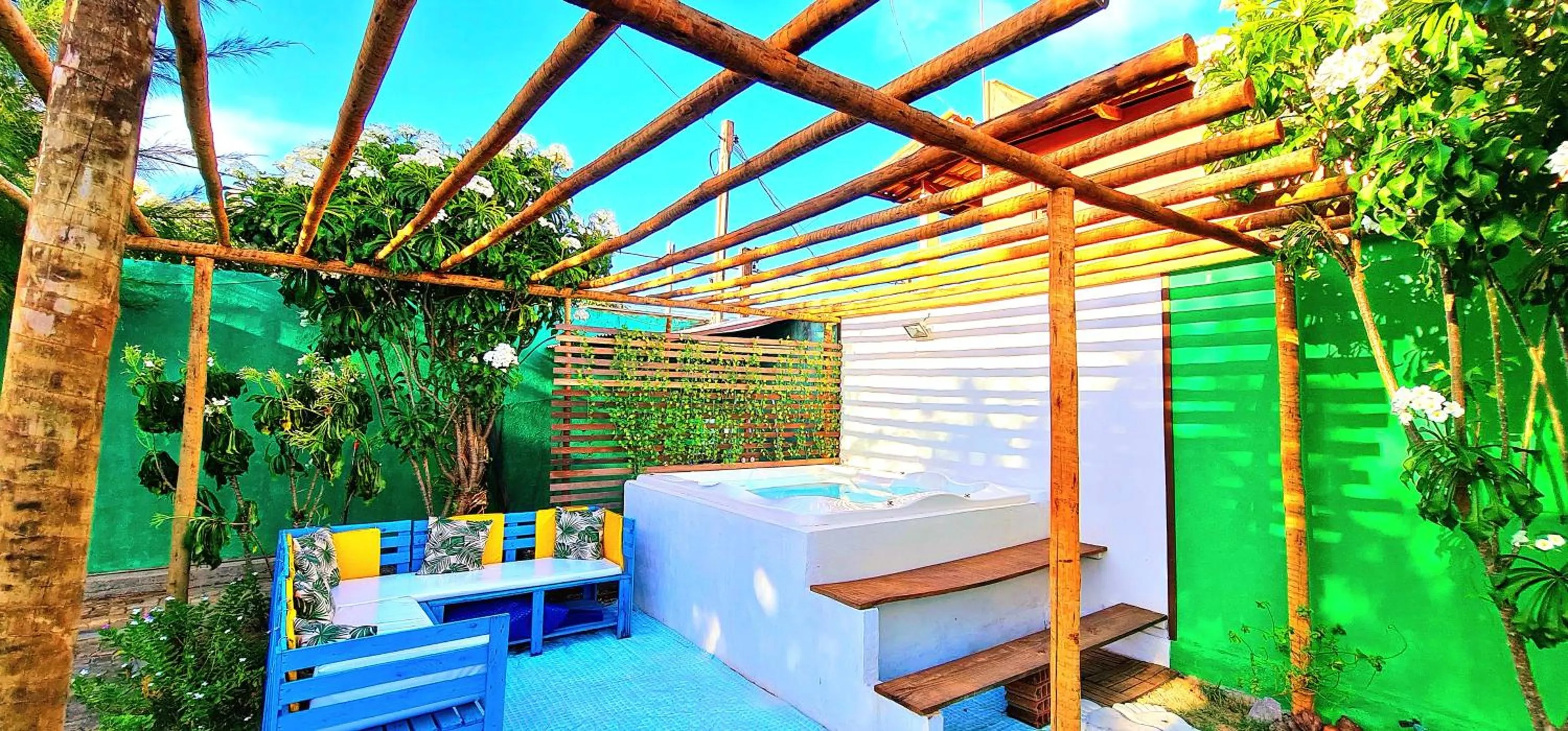 Hot Tub in Di Pipa Rooms - Hidromassagem Externa