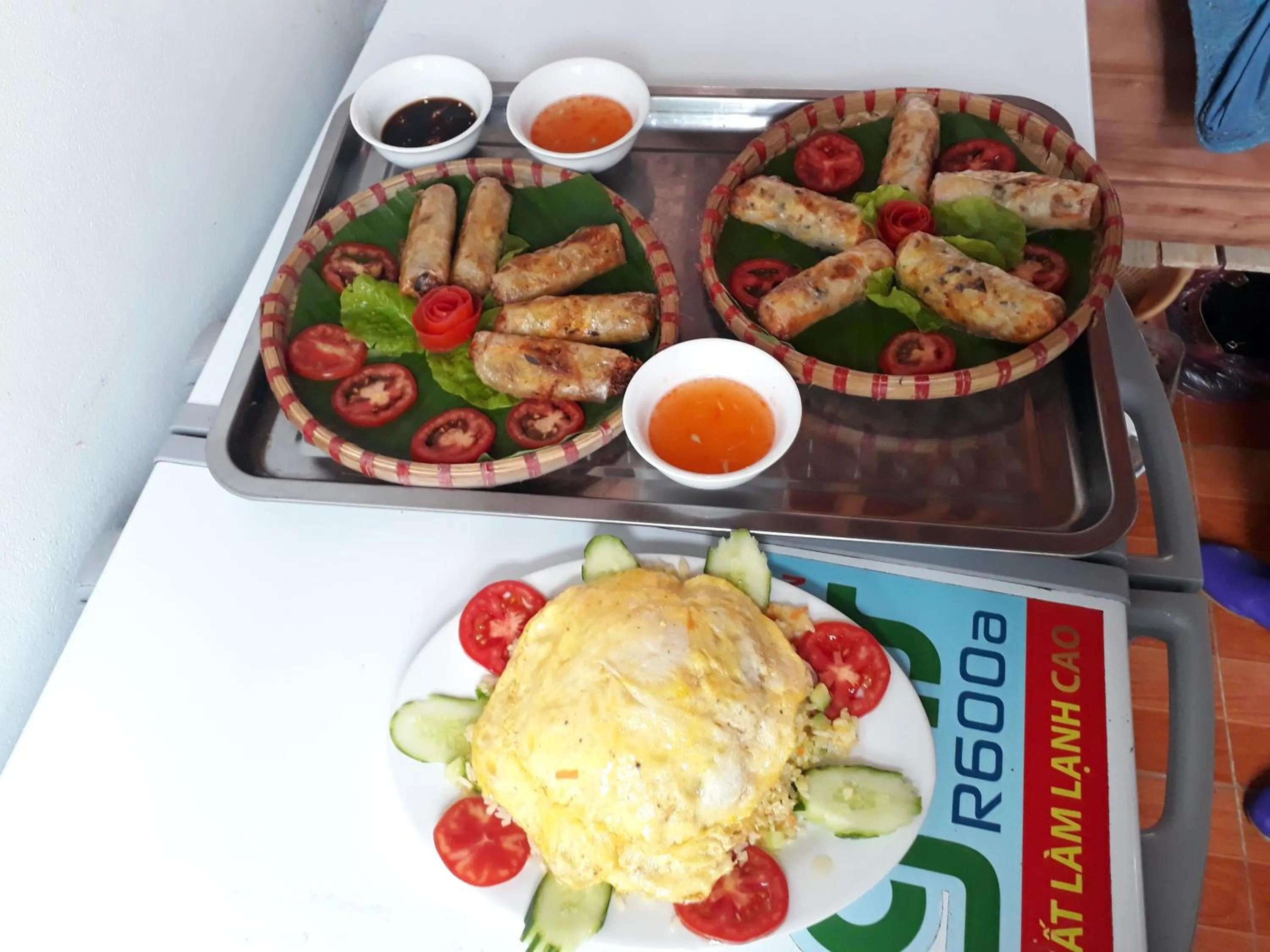 Lunch in Tam Coc Rice Fields Homestay