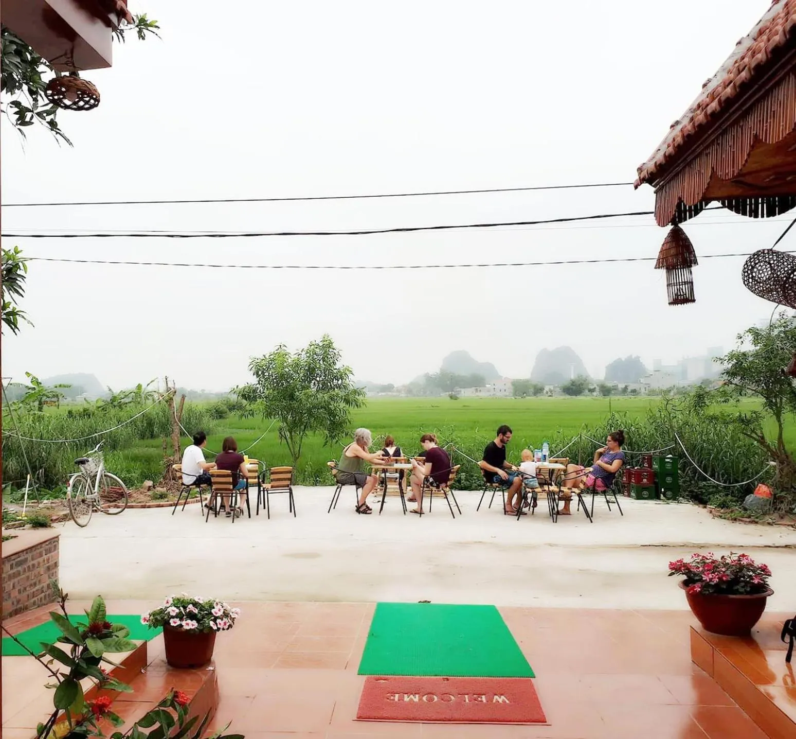 Landmark view in Tam Coc Rice Fields Homestay