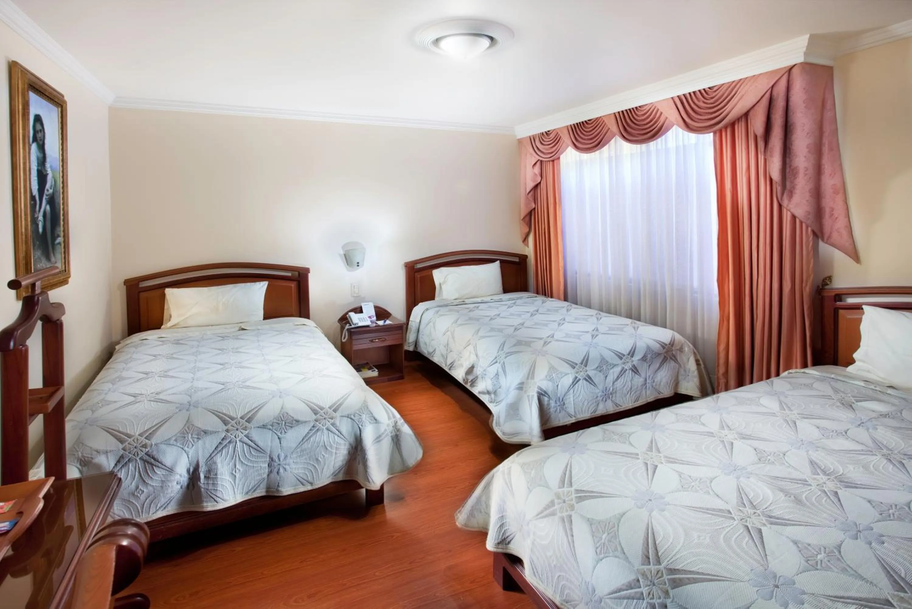 Bed in Hotel Fernando Plaza