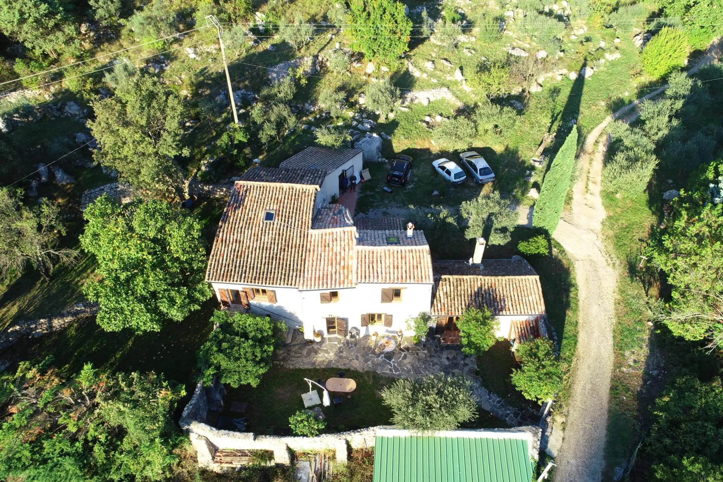 Bird's eye view in Mas de lunet