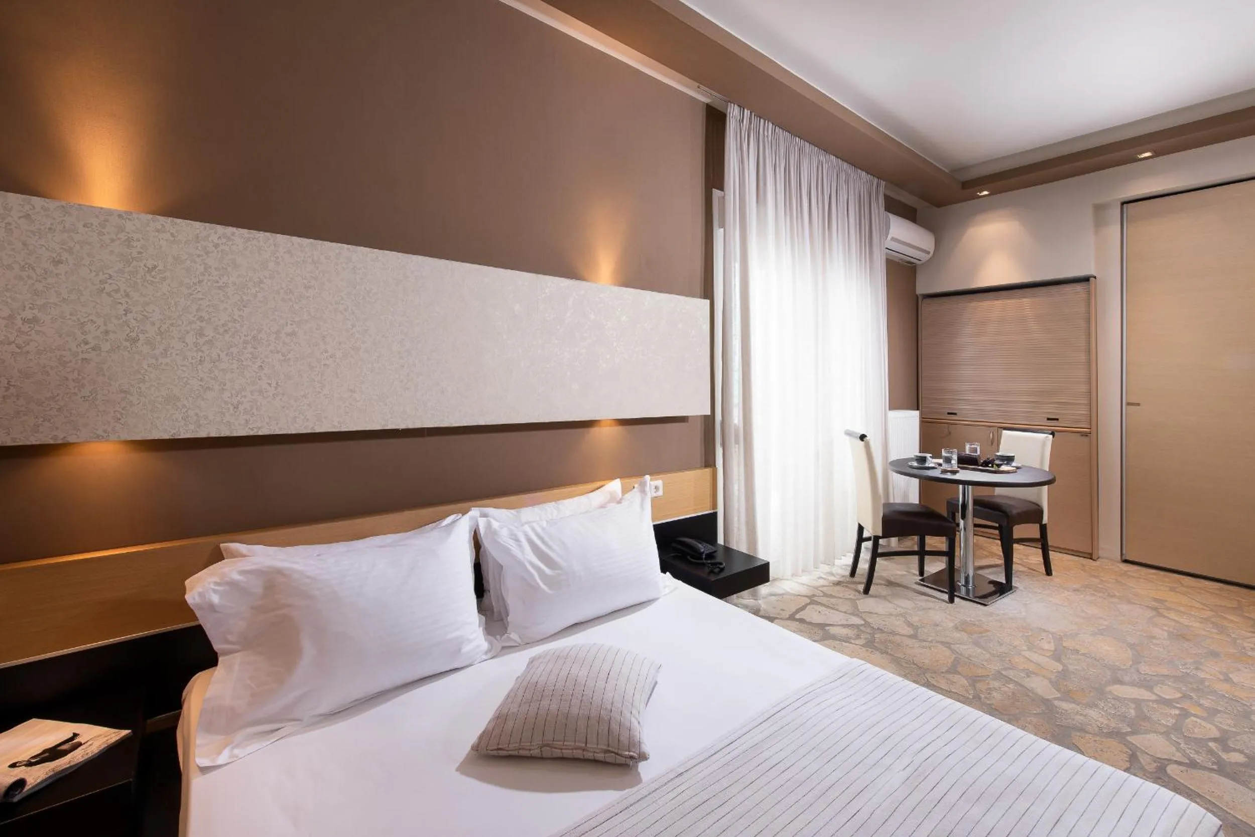 Kitchen or kitchenette, Bed in Afrodite Suites