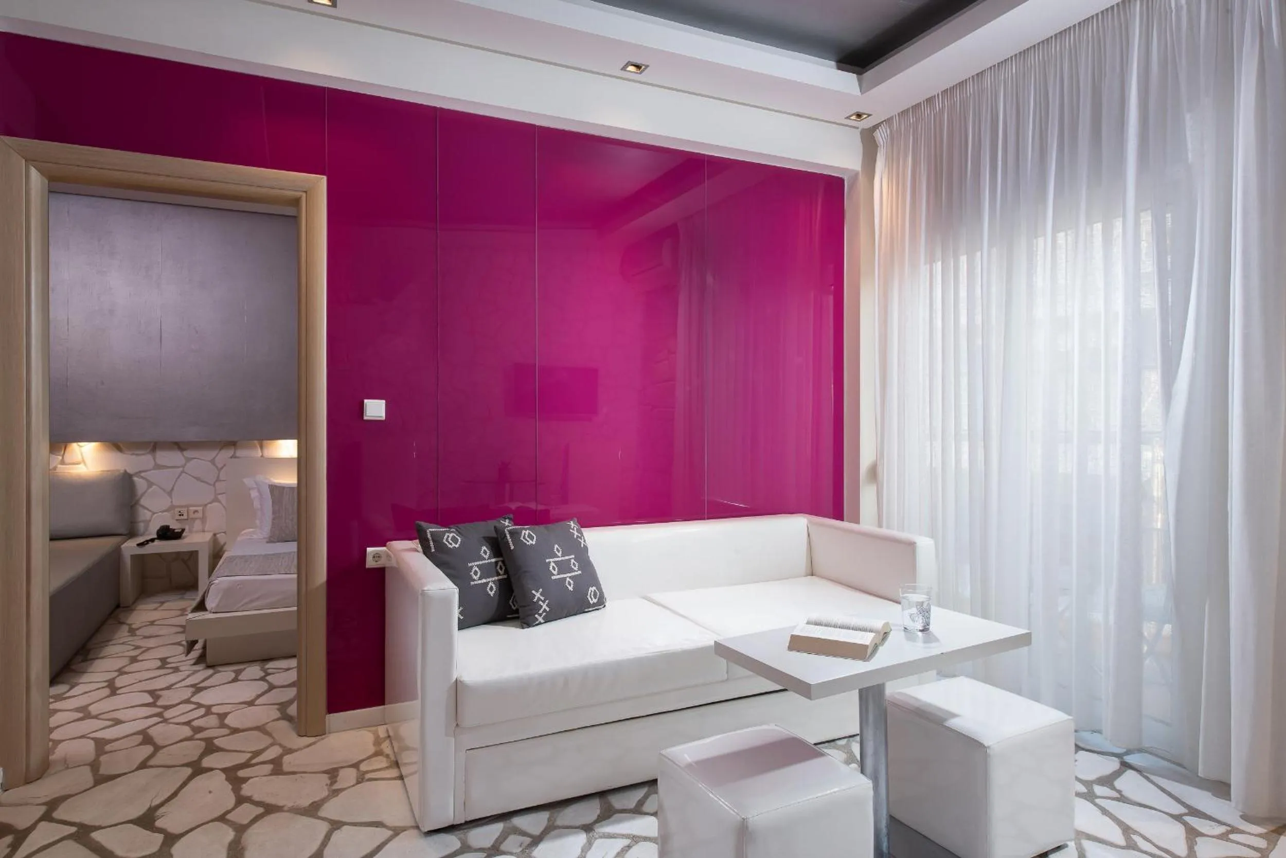 Living room in Afrodite Suites