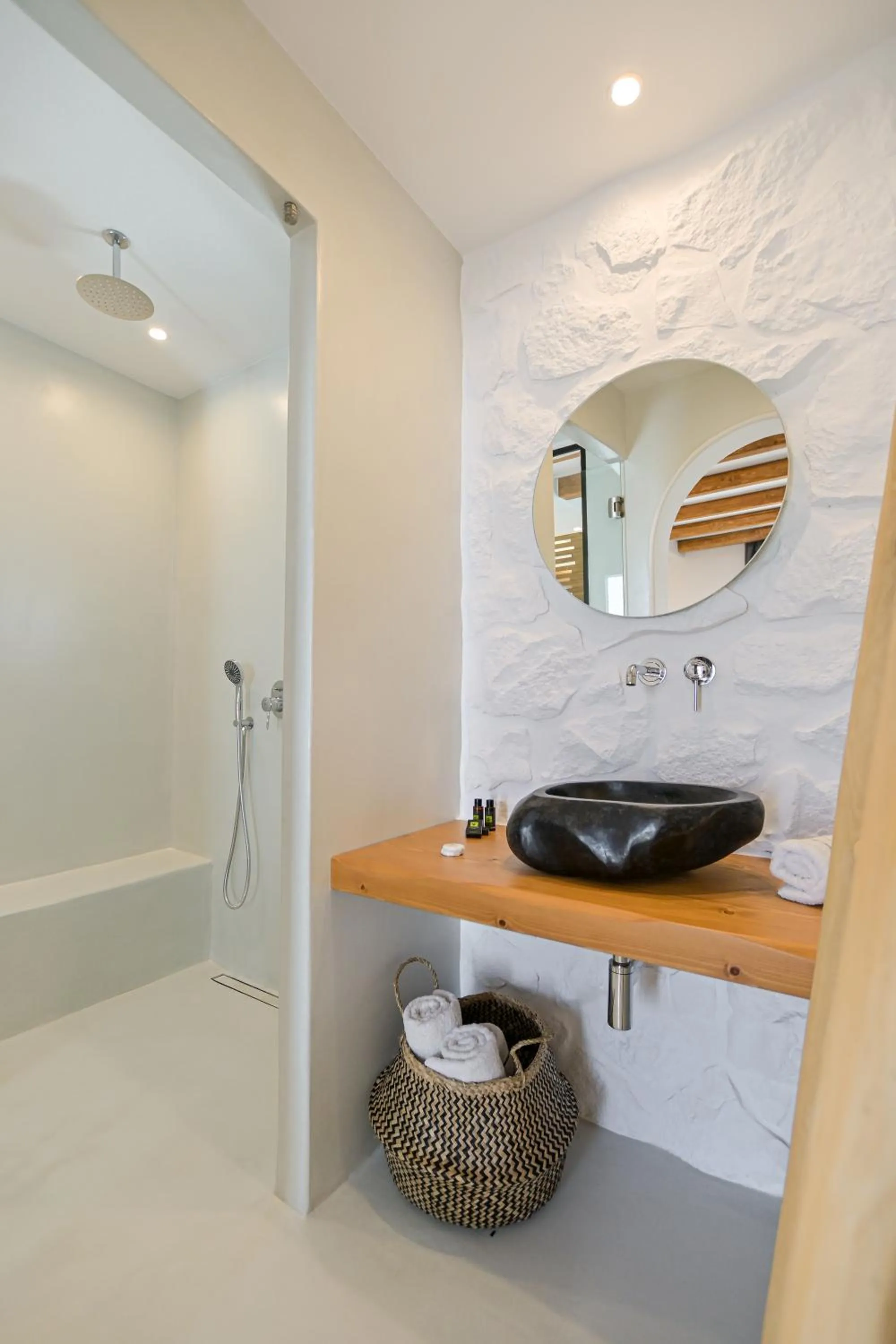 Bathroom in Naxos Blue Sky