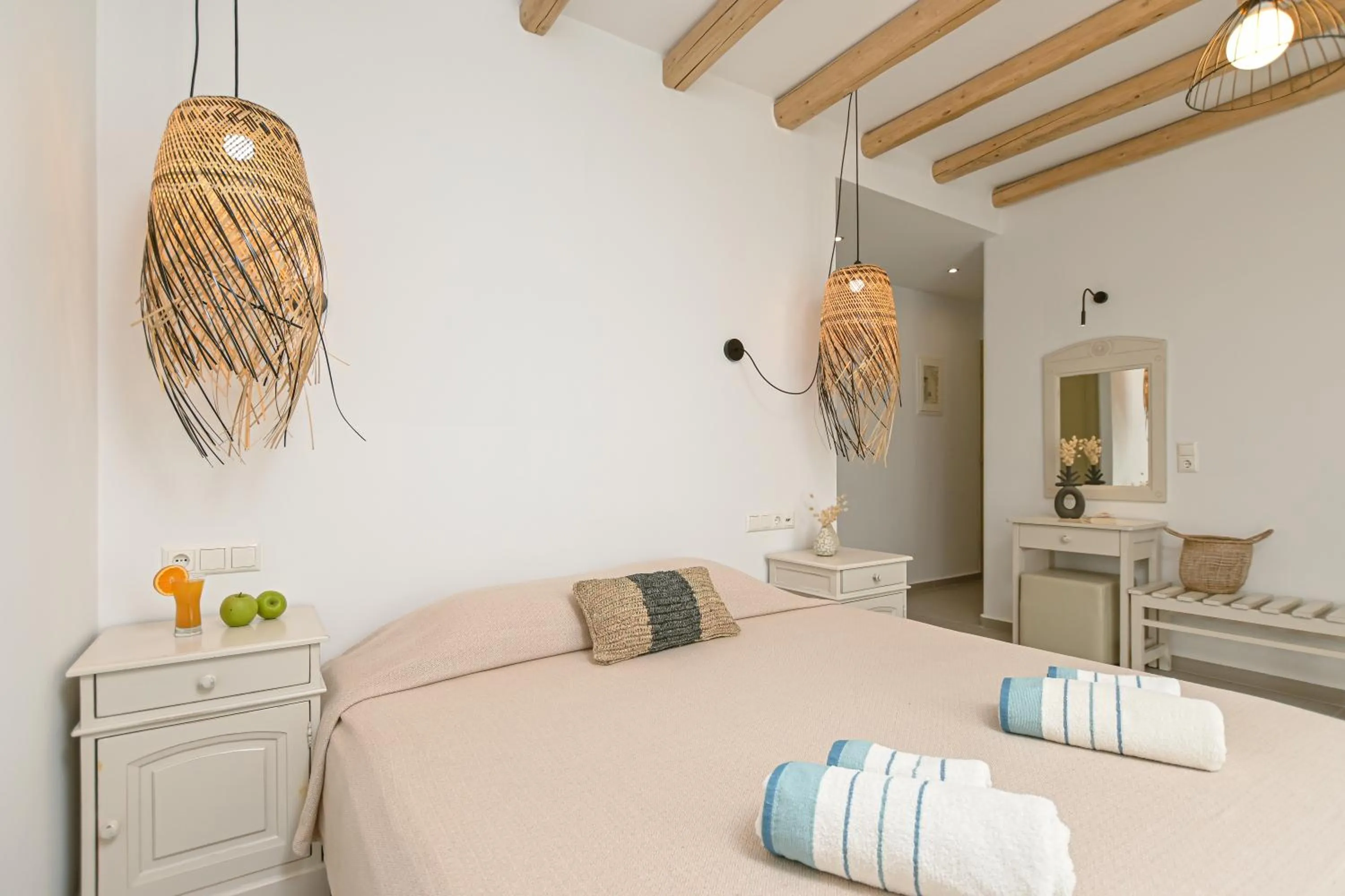 Bed in Naxos Blue Sky