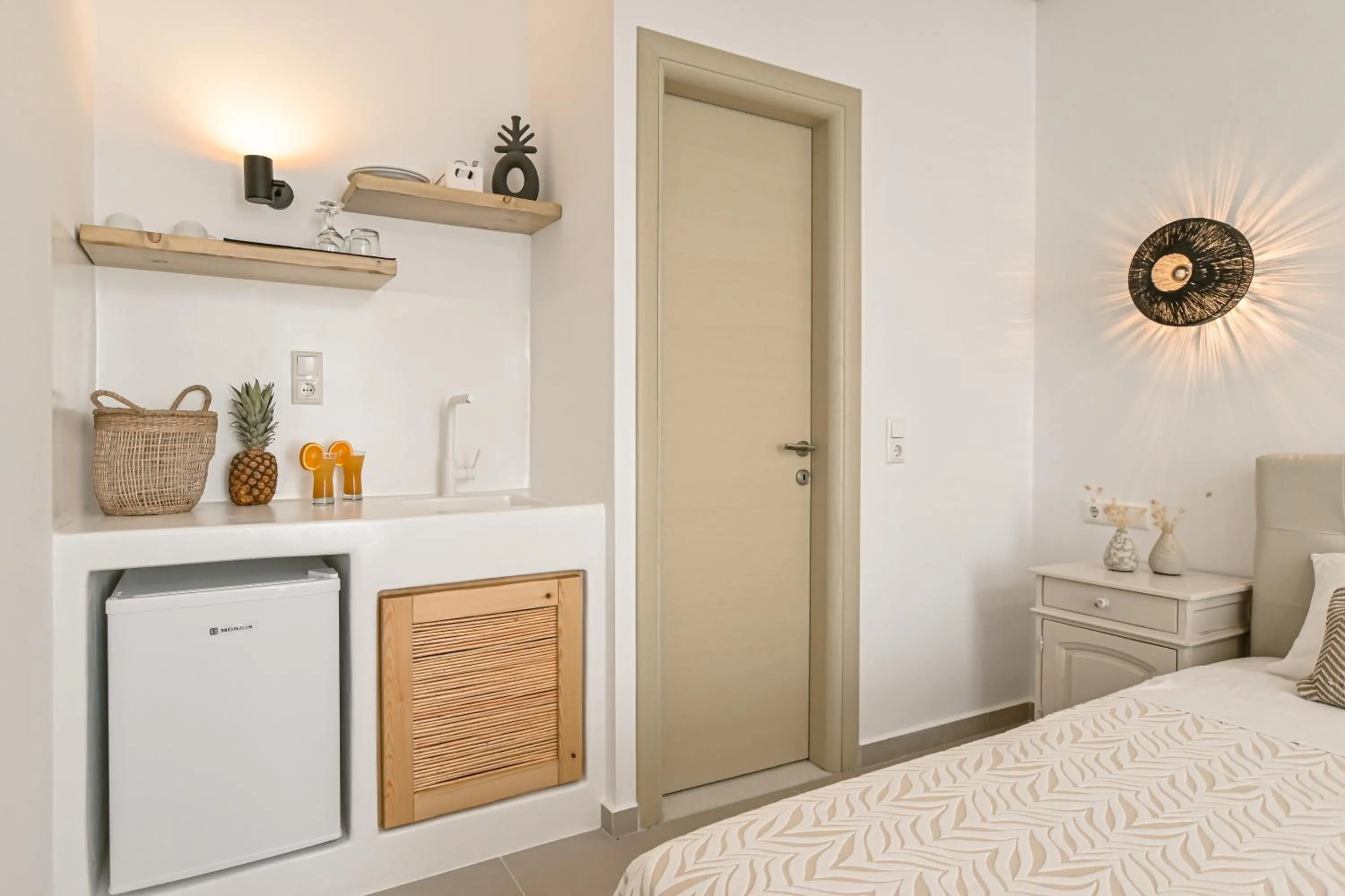 Bed in Naxos Blue Sky