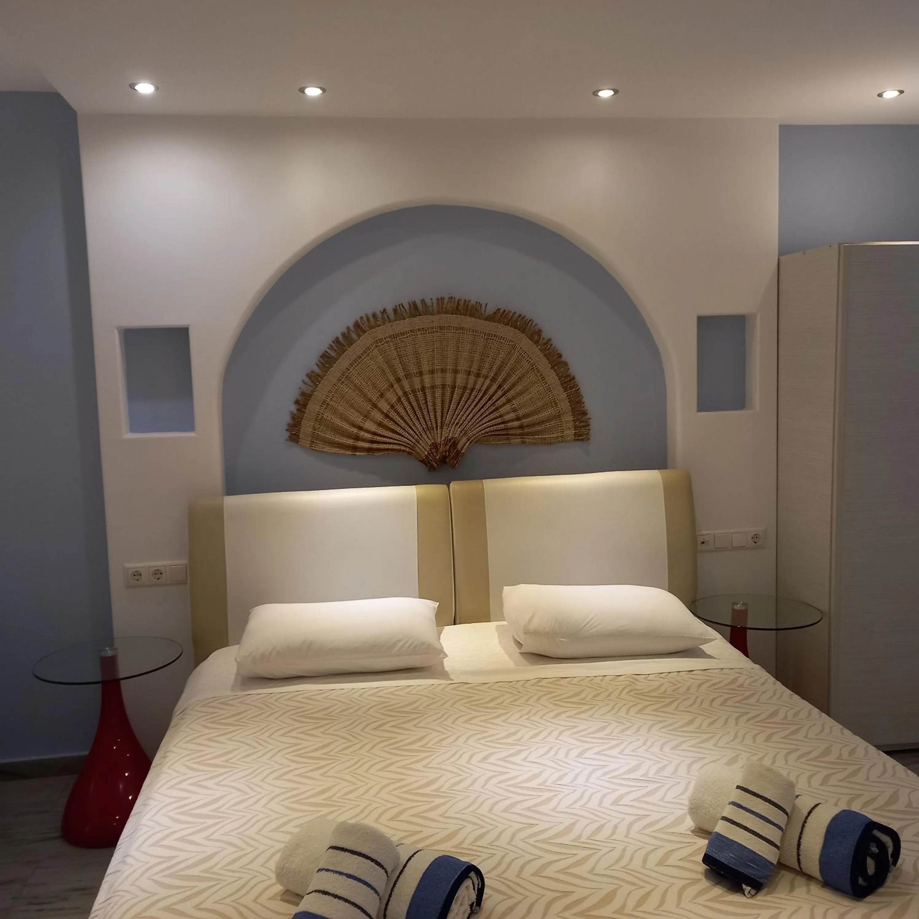 Bed in Naxos Blue Sky