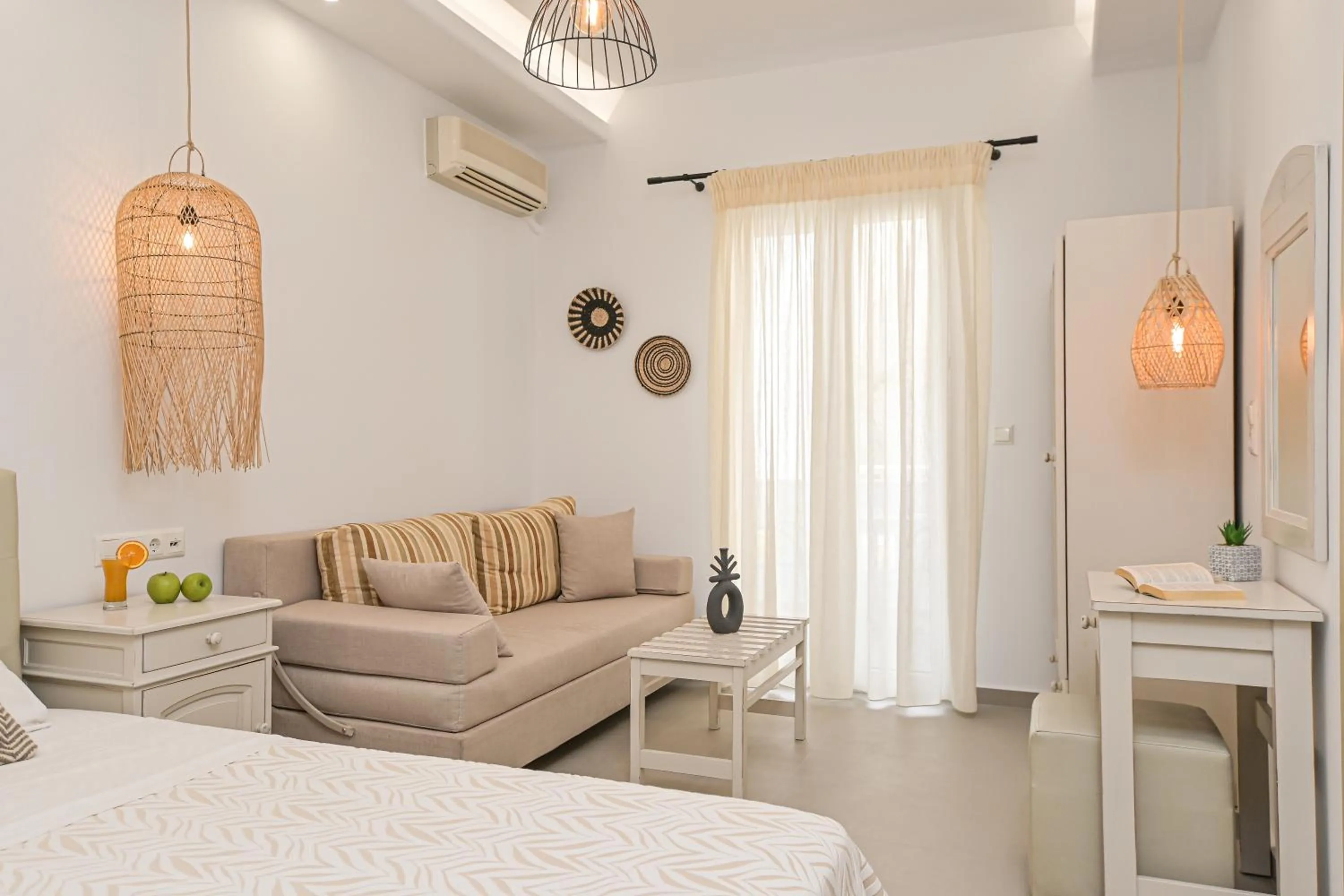 Bed in Naxos Blue Sky