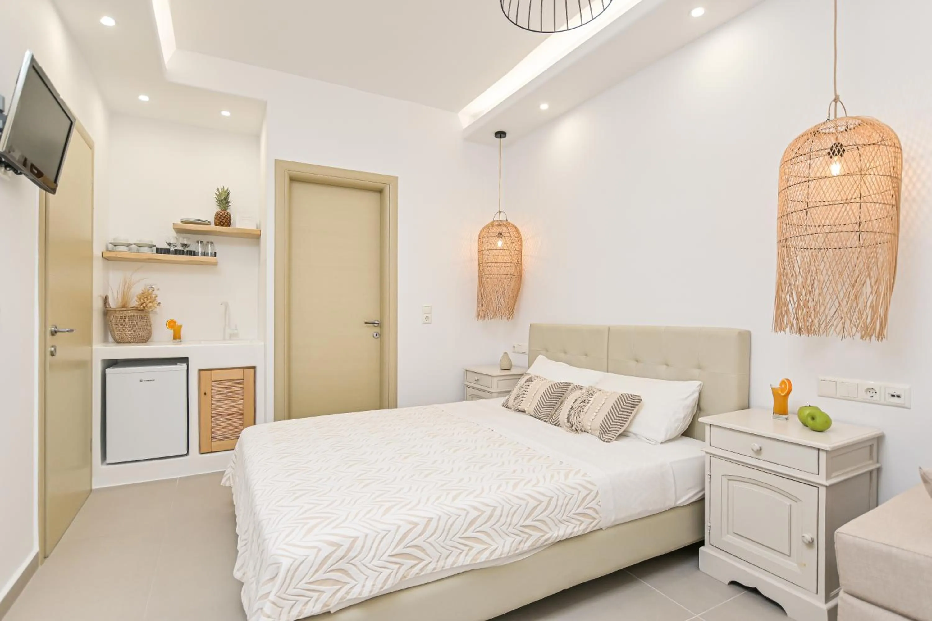 Bed in Naxos Blue Sky