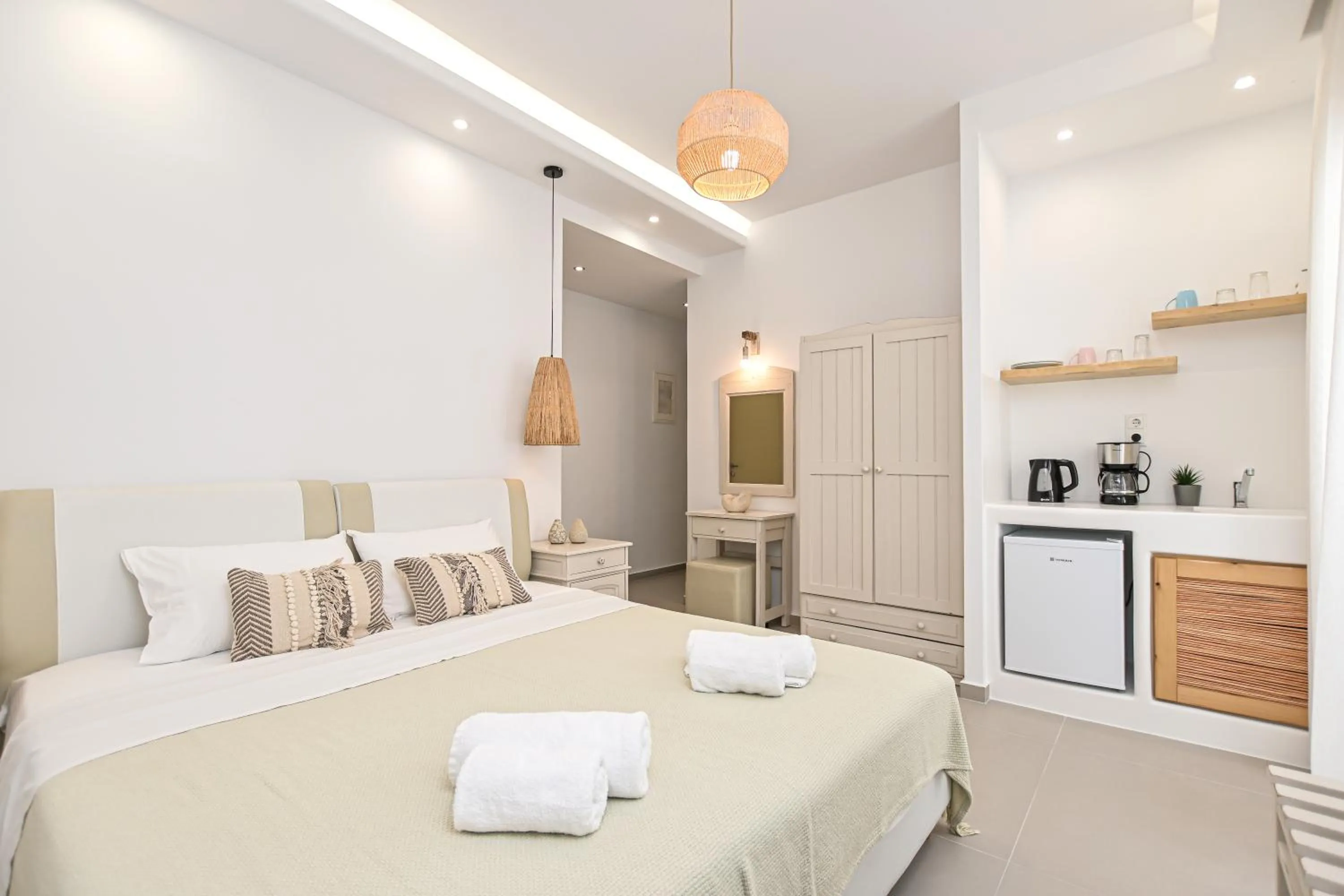 Bed in Naxos Blue Sky