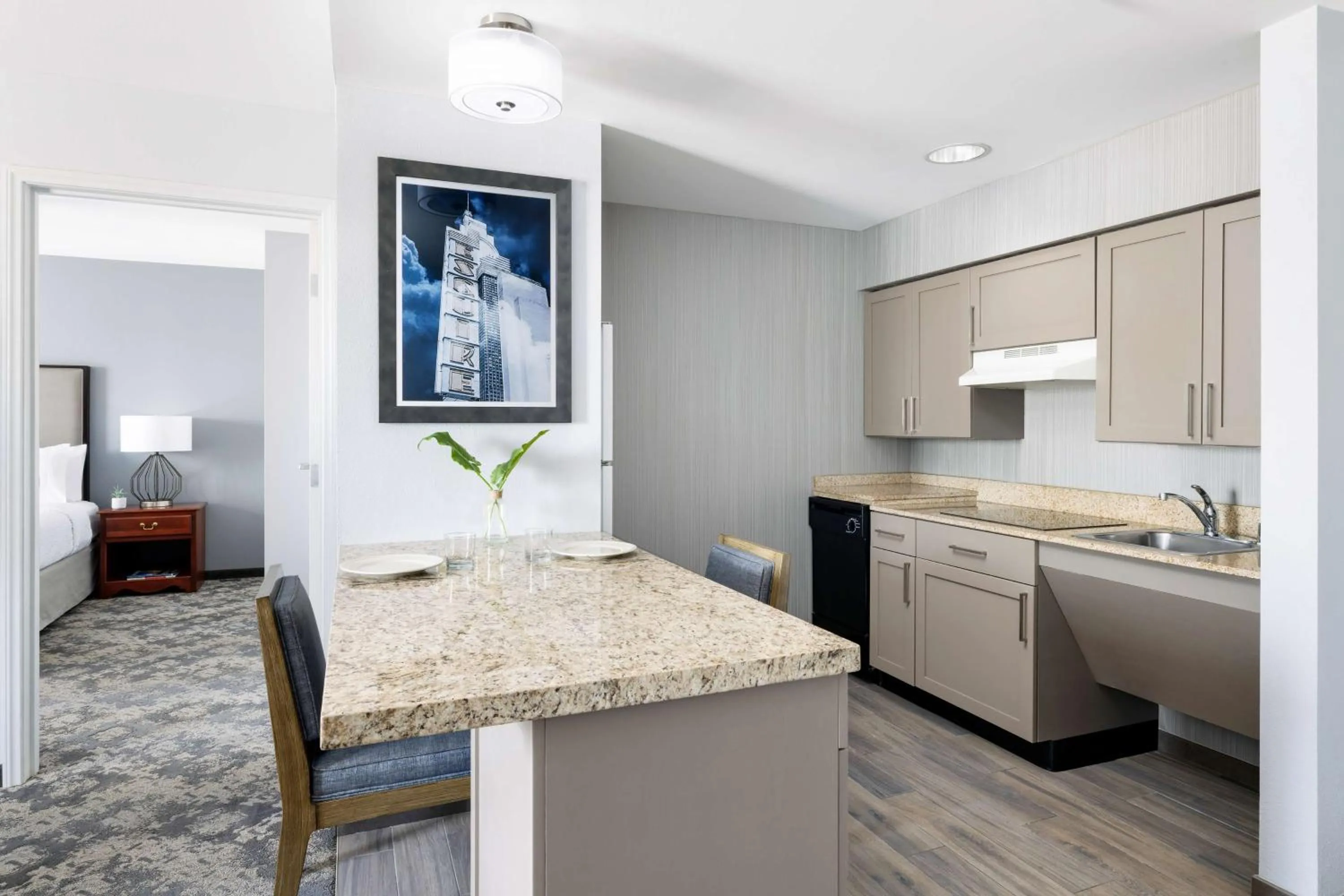 Kitchen or kitchenette in Homewood Suites by Hilton Sacramento/Roseville
