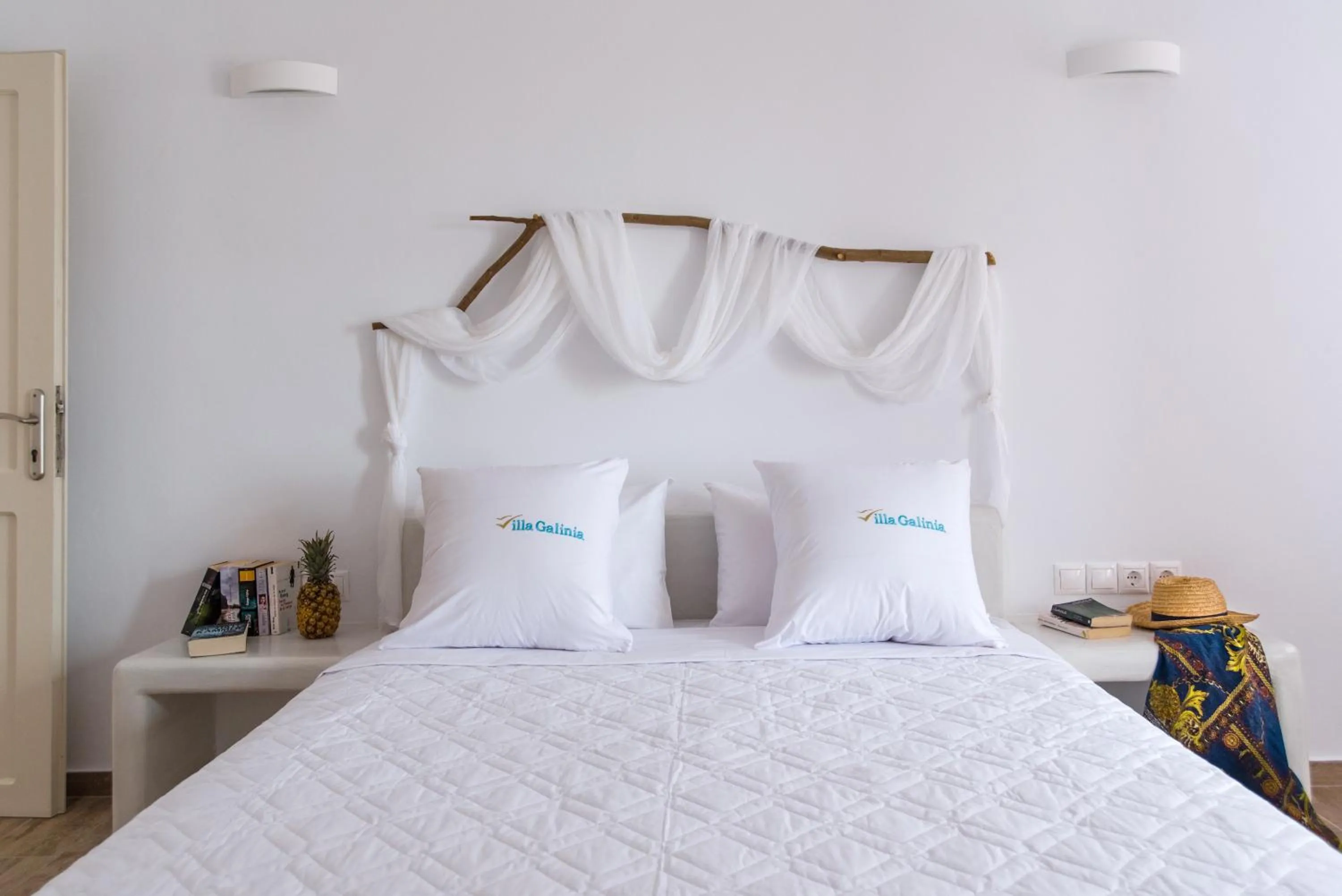 Bed in Villa Galinia