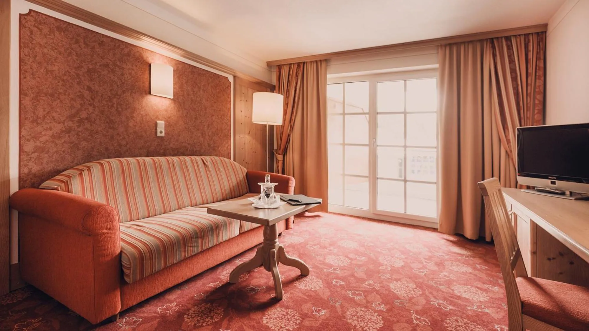 Seating area in Hotel Auhof Kappl