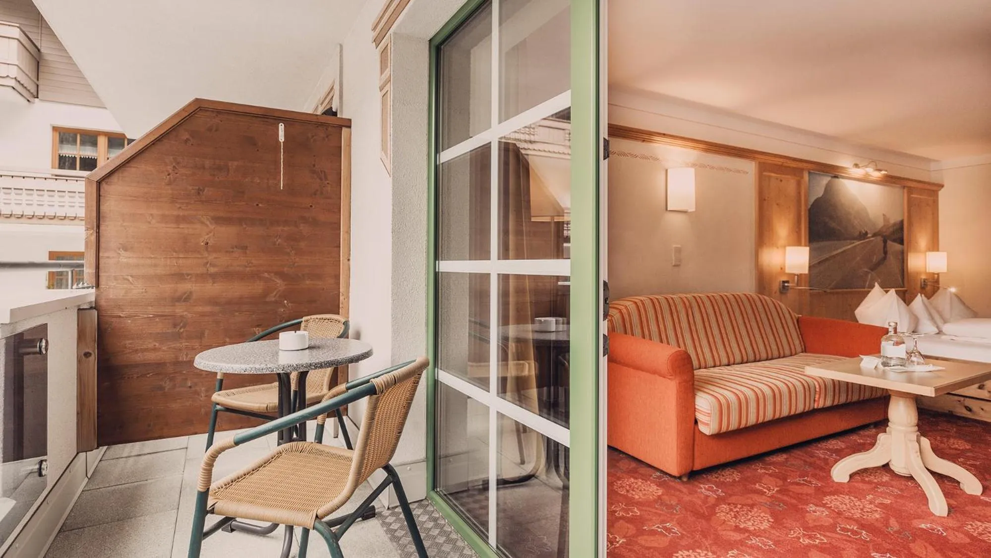 Balcony/Terrace in Hotel Auhof Kappl