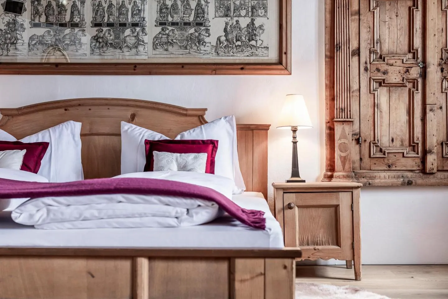 Bed in Hotel Jagdschloss Resort