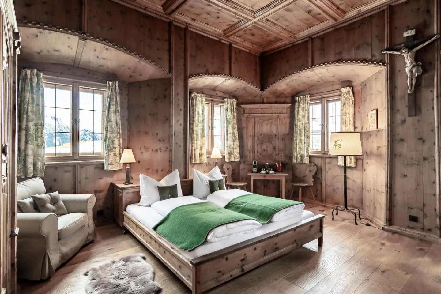 Bed in Hotel Jagdschloss Resort