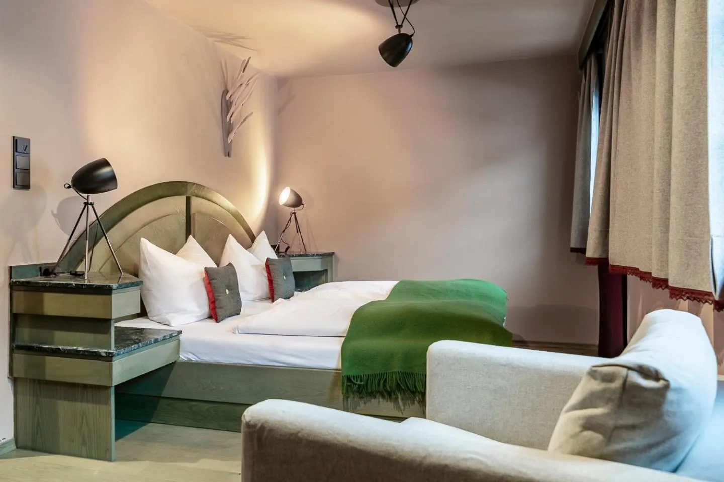 Bed in Hotel Jagdschloss Resort