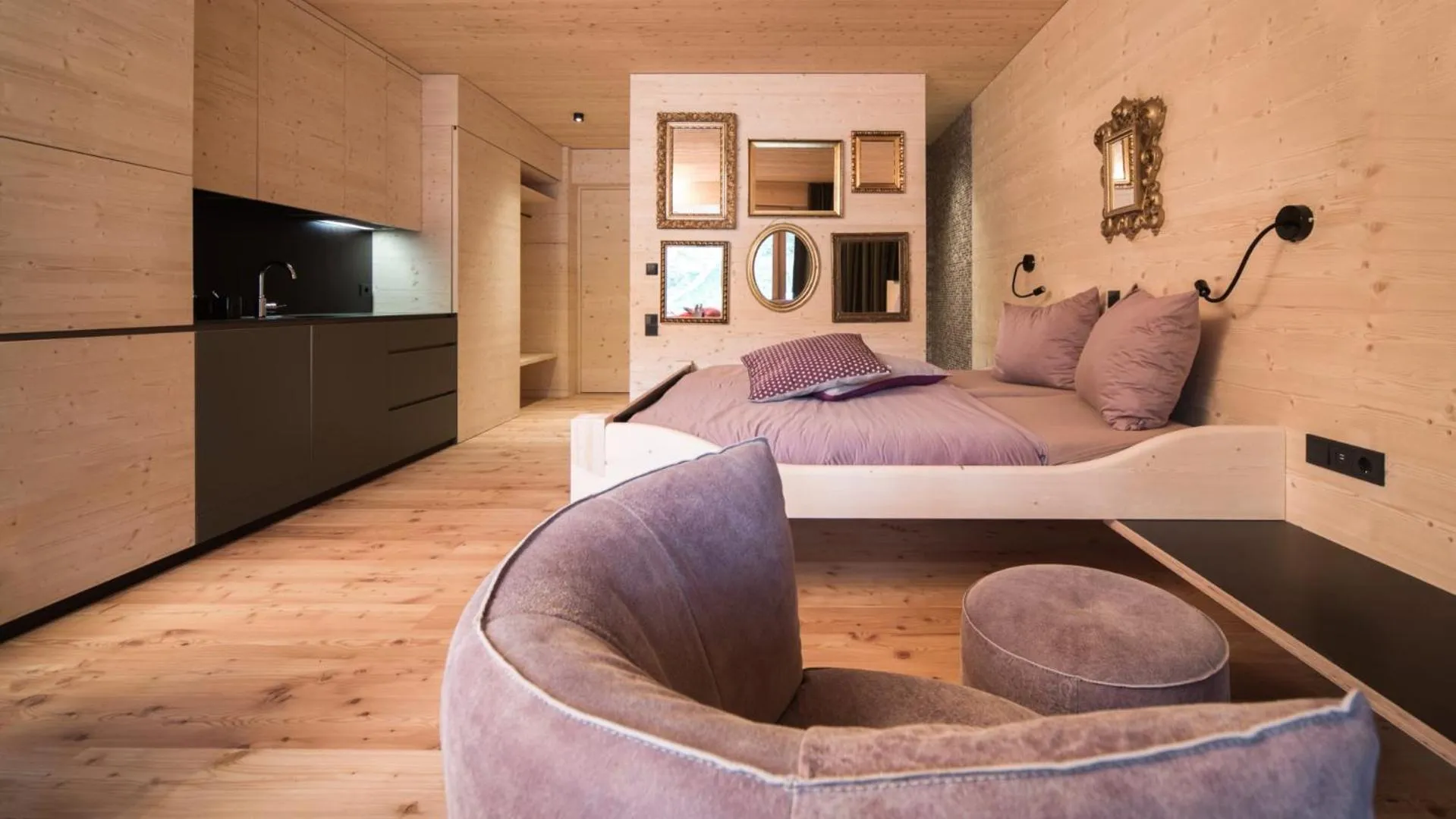 Kitchen or kitchenette in Hotel Jagdschloss Resort