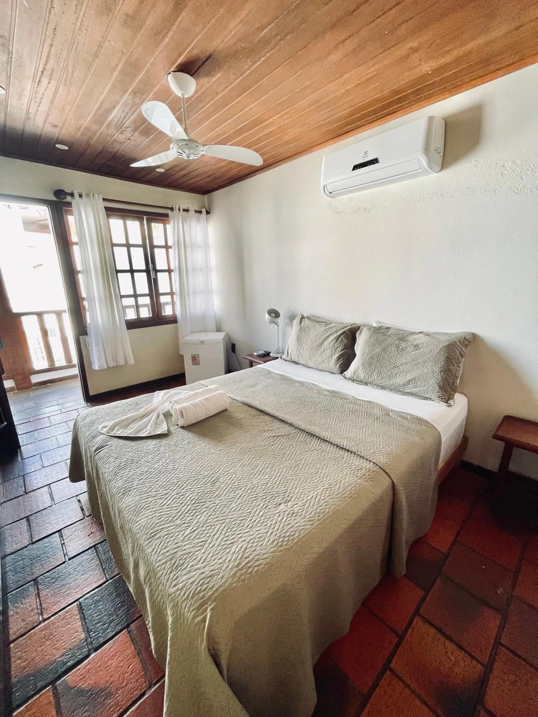 Bed in Orlanova Hotel