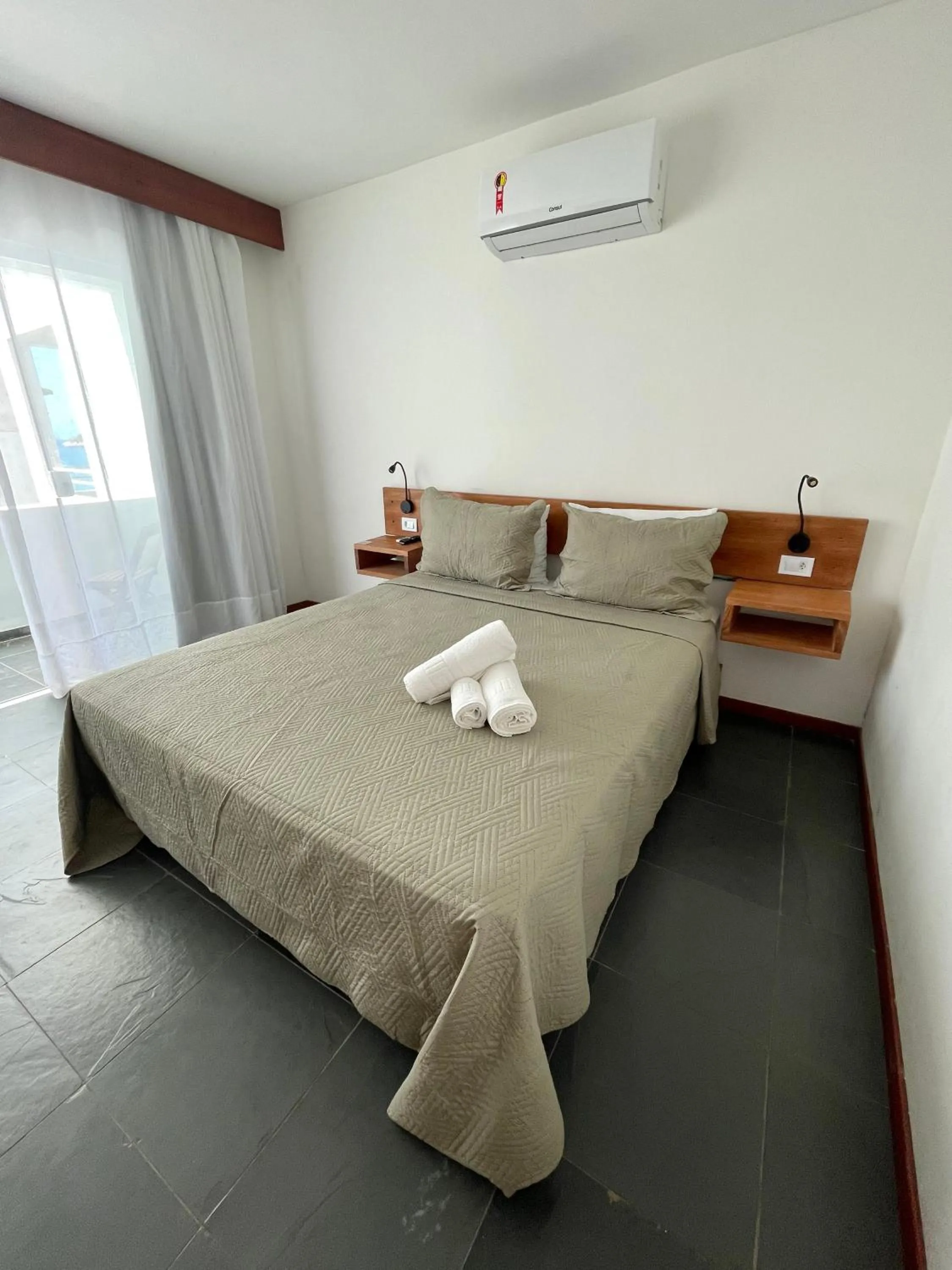 Bed in Orlanova Hotel